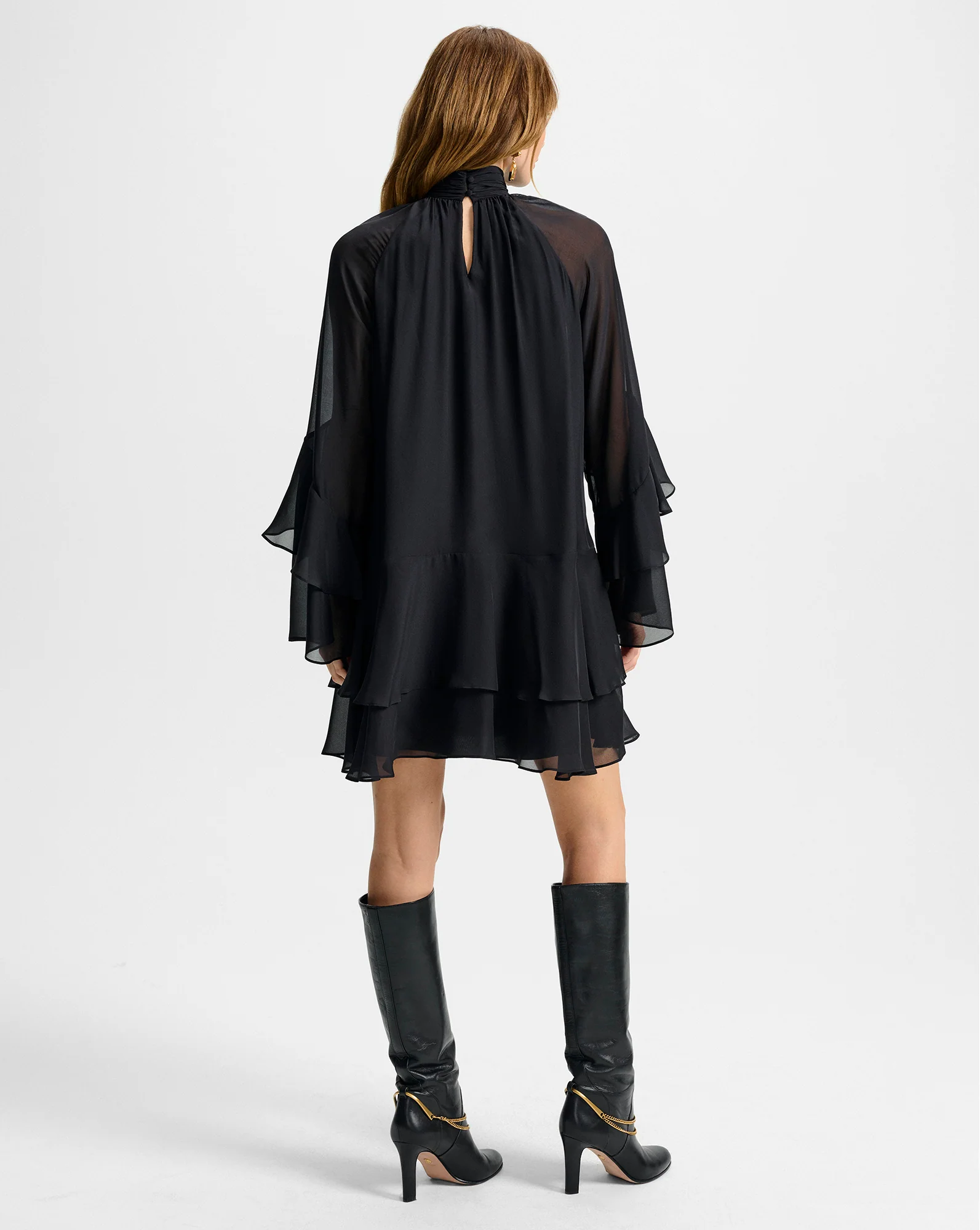 Adlington Silk Mini Dress - Image 5