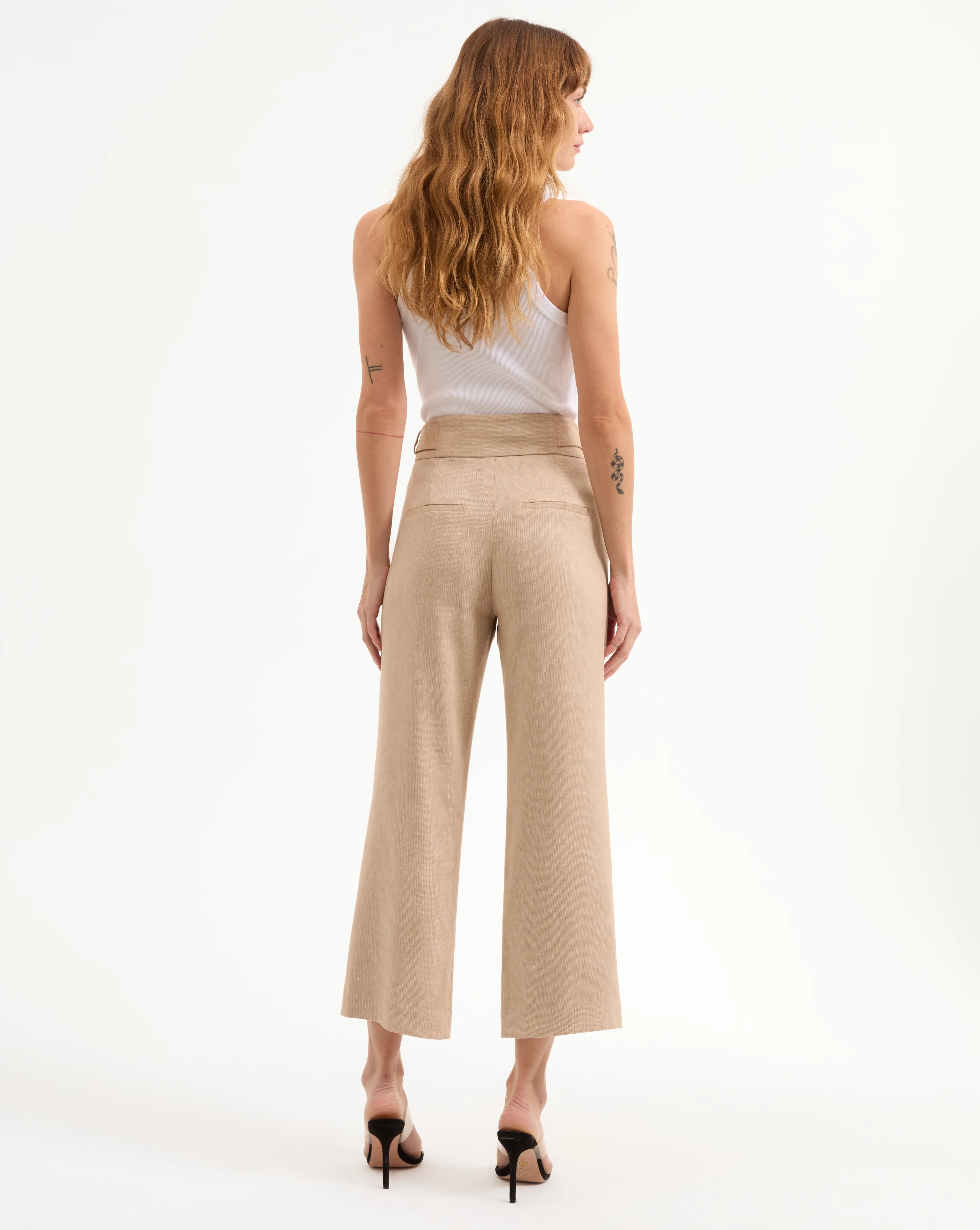 Aubrie Cropped Wide-Leg Pant - Image 5