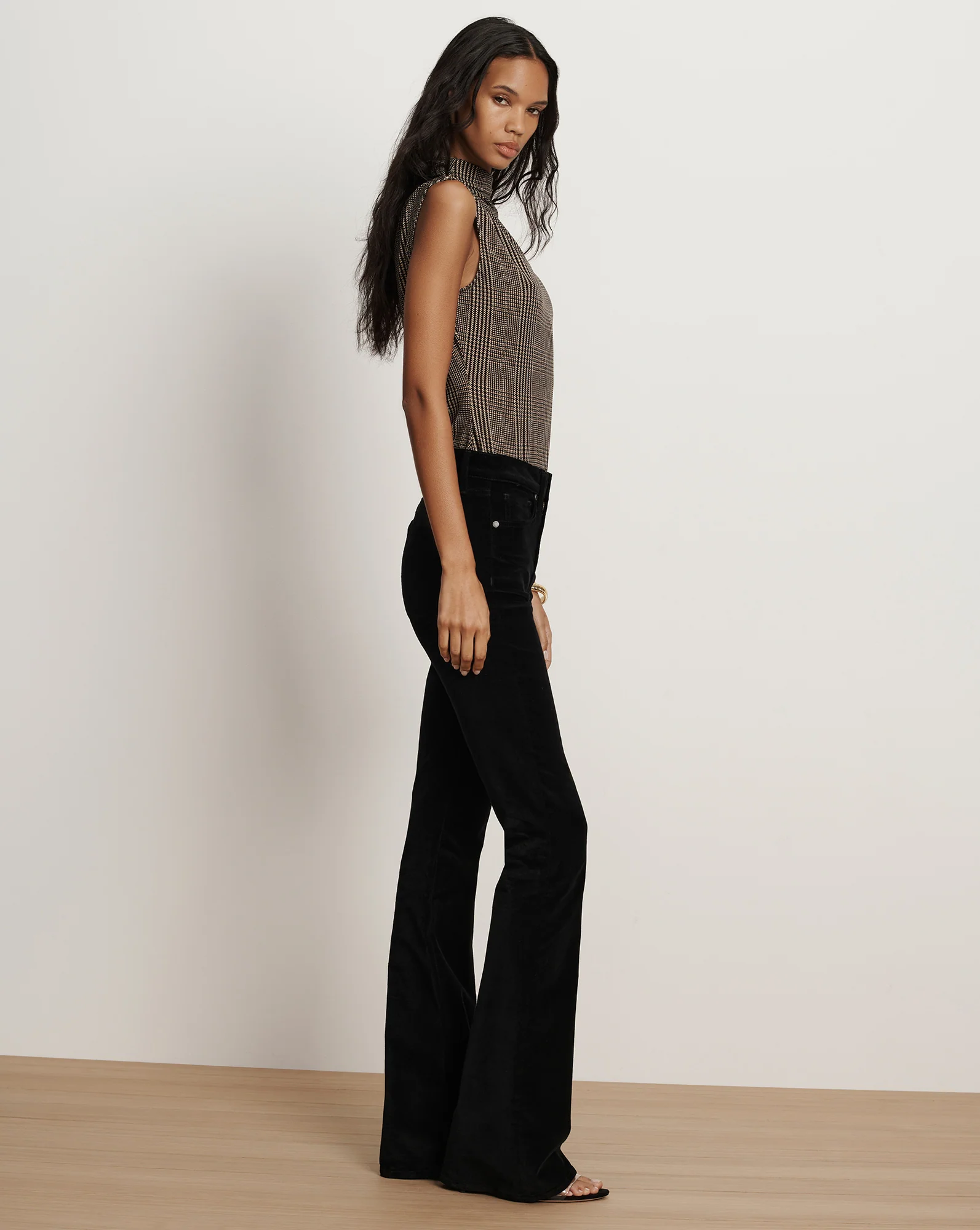 Beverly Velvet Skinny-Flare Pant - Image 3