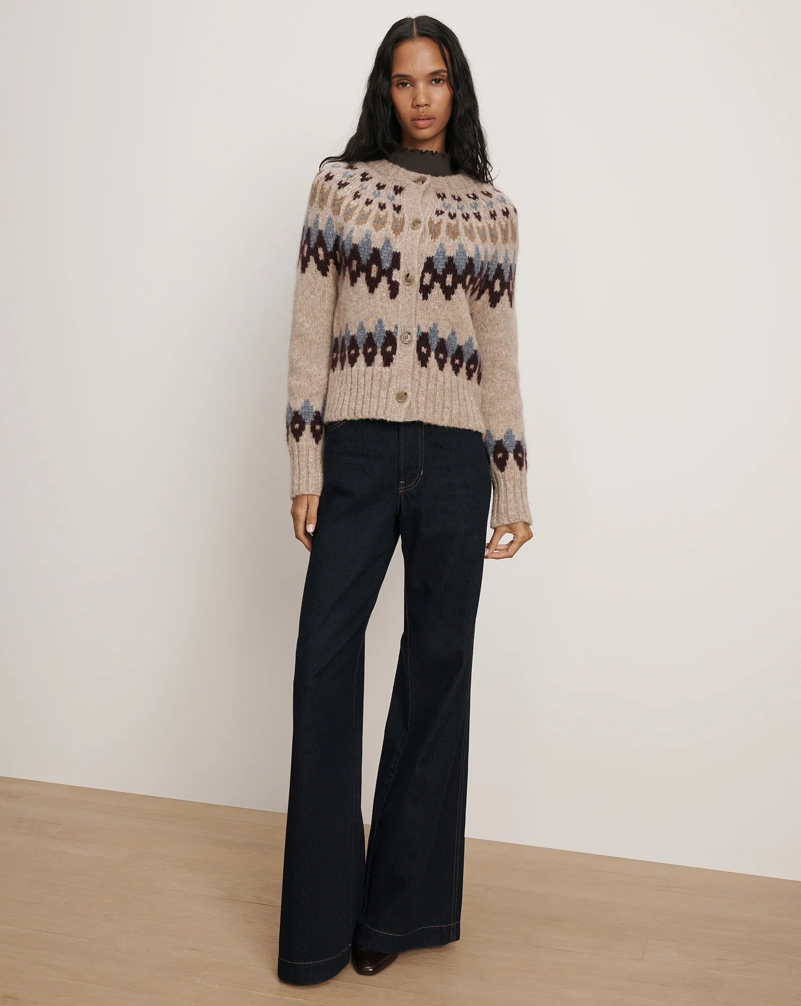 Christina Fair Isle Cardigan - Image 2