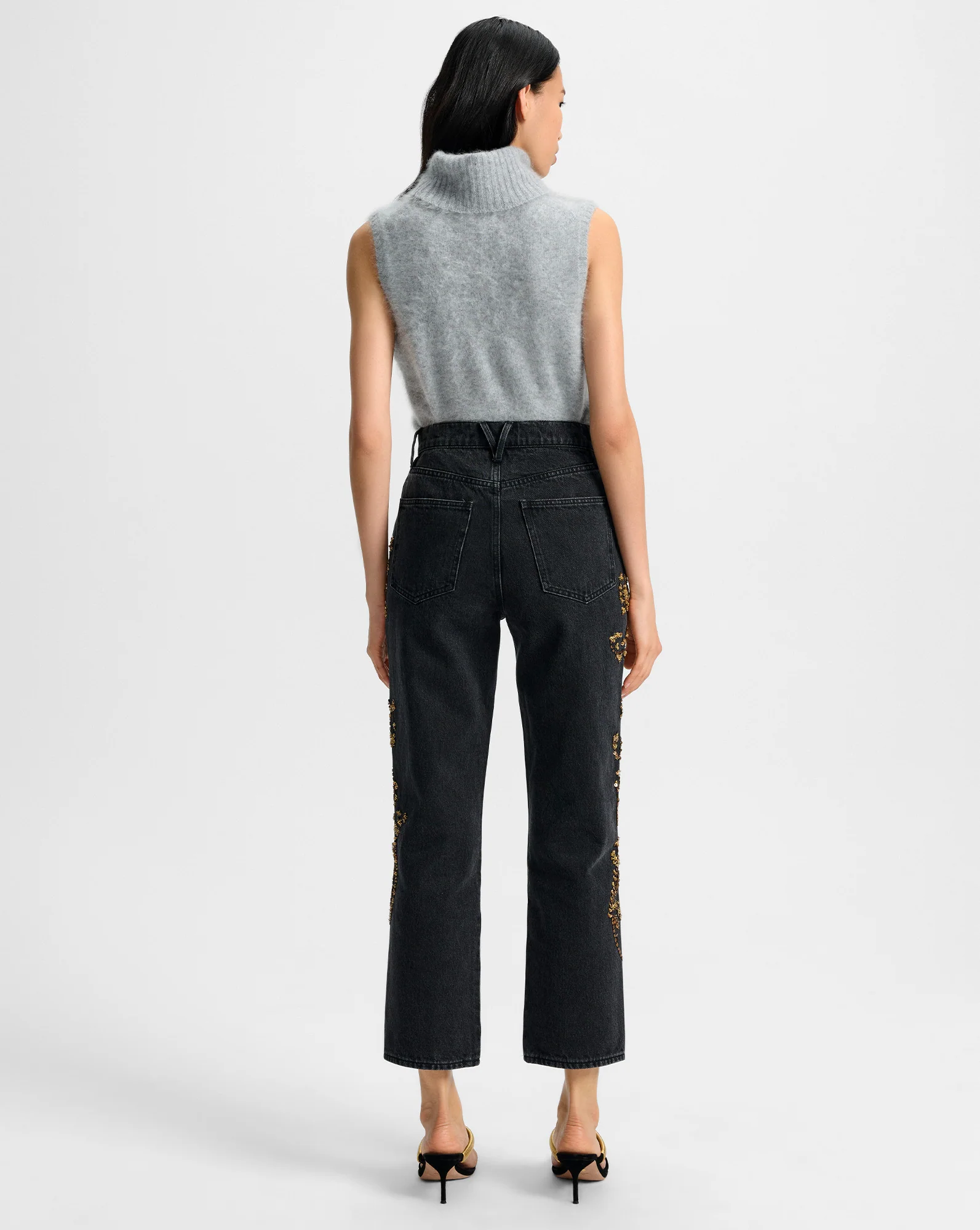 Daniela Embellished Straight-Leg Jean - Image 5