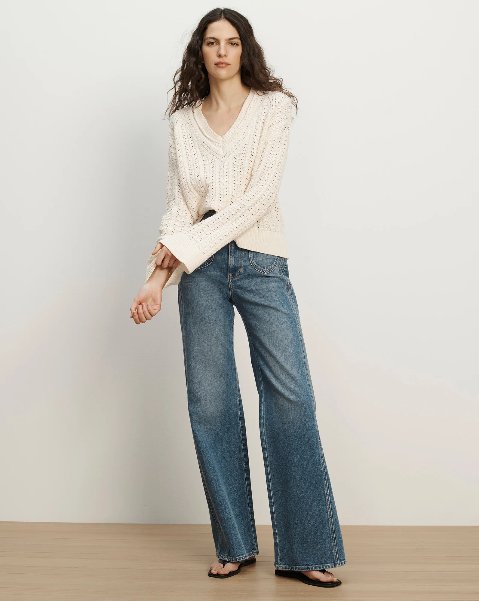 Deveraux Pointelle Sweater - Image 2