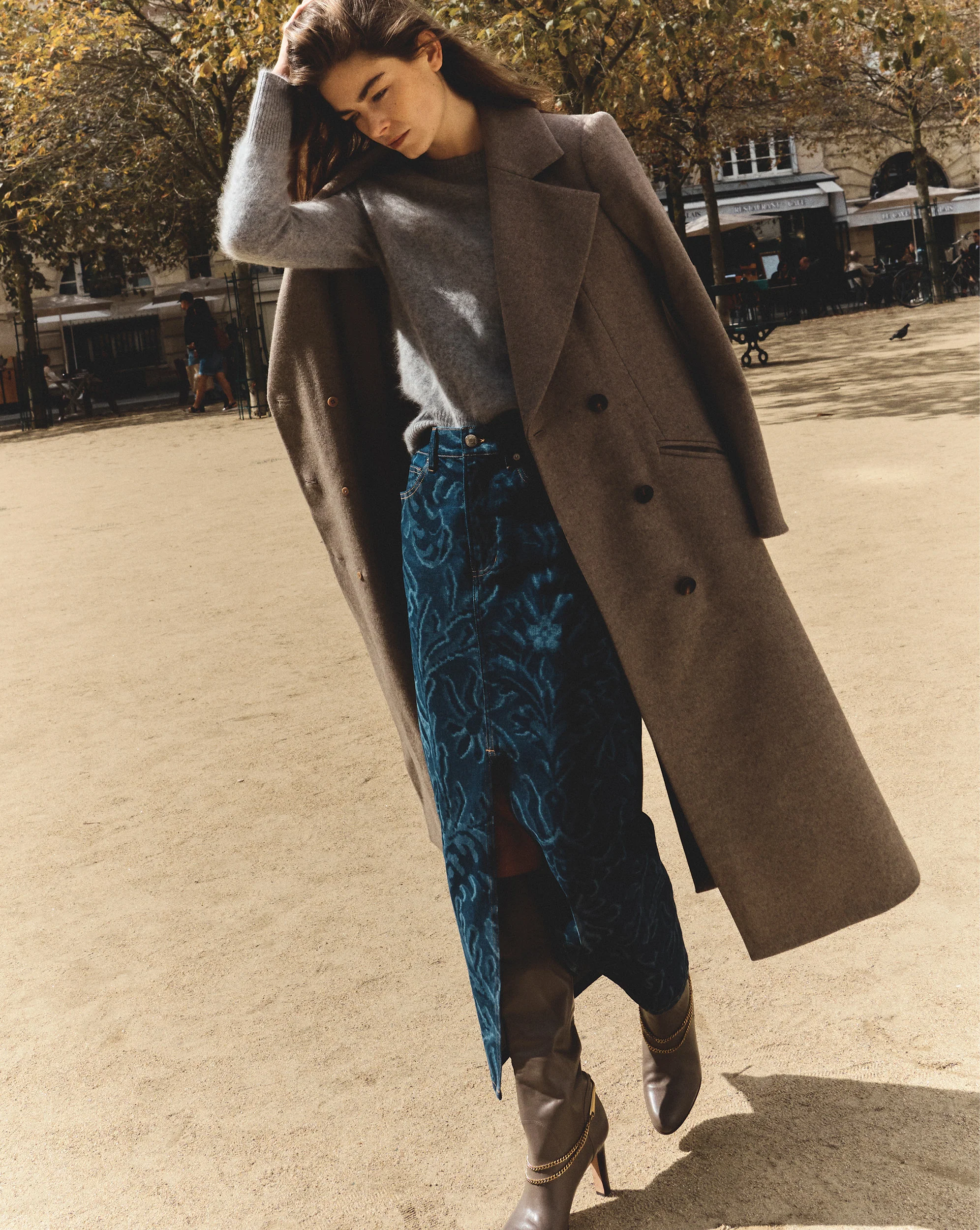 Devorah Denim Maxi Skirt - Image 6