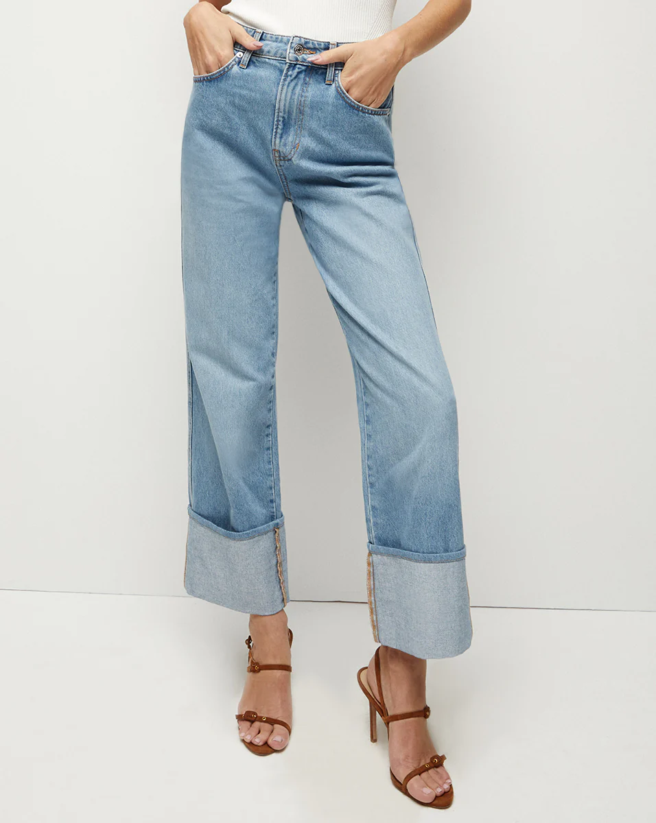 Dylan Cuffed Straight-Leg Jean - Image 2