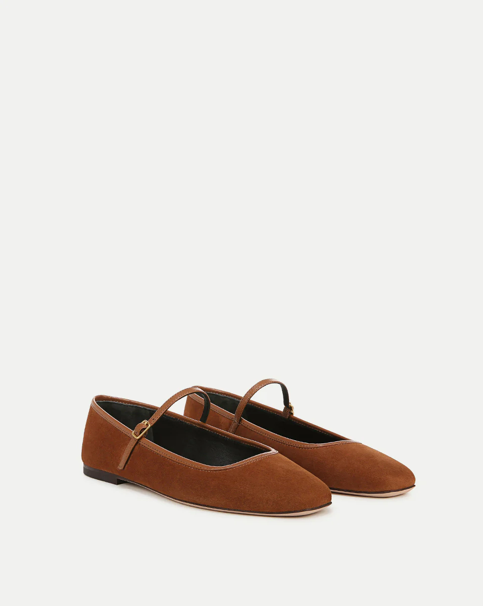 Ellie Suede Flat - Image 3