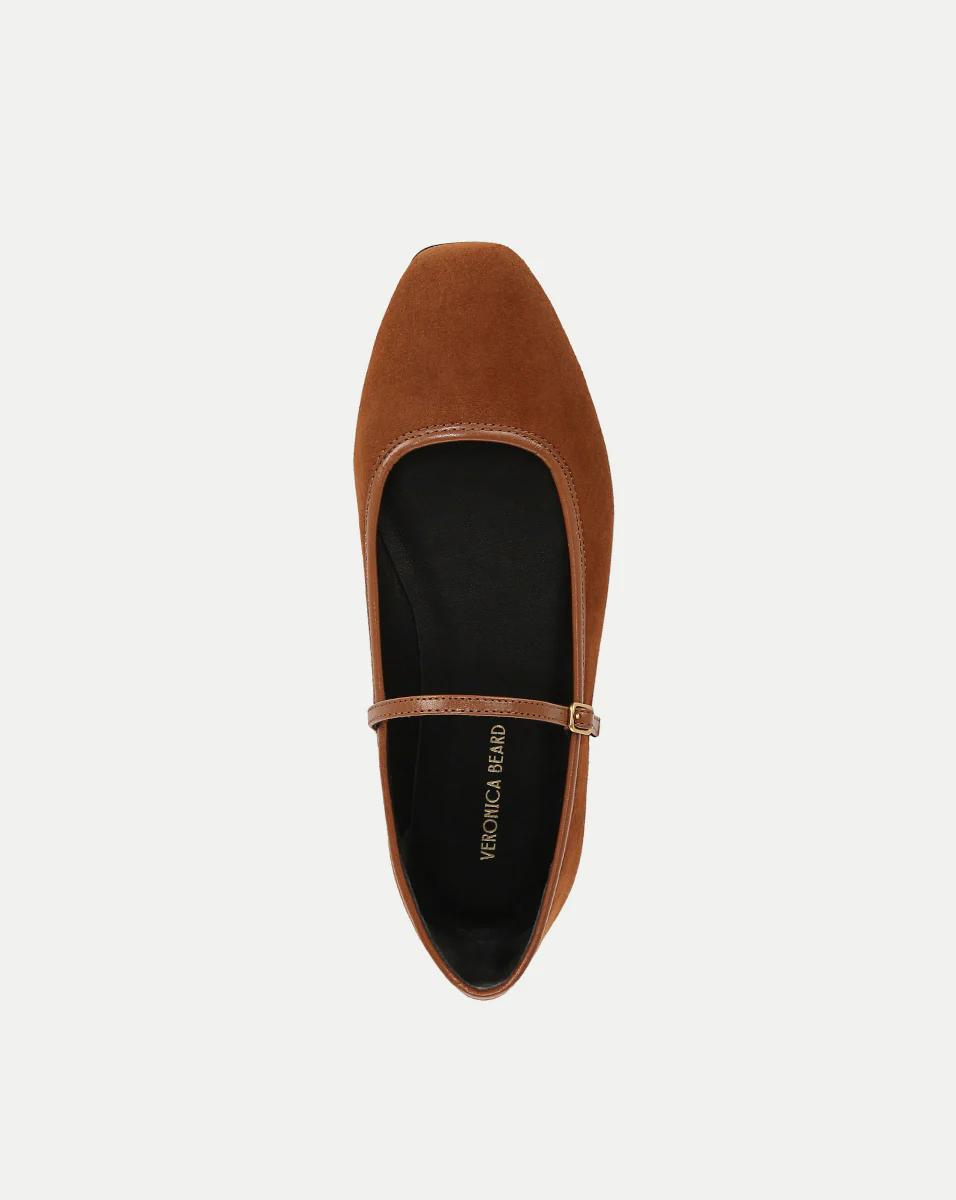 Ellie Suede Flat - Image 4