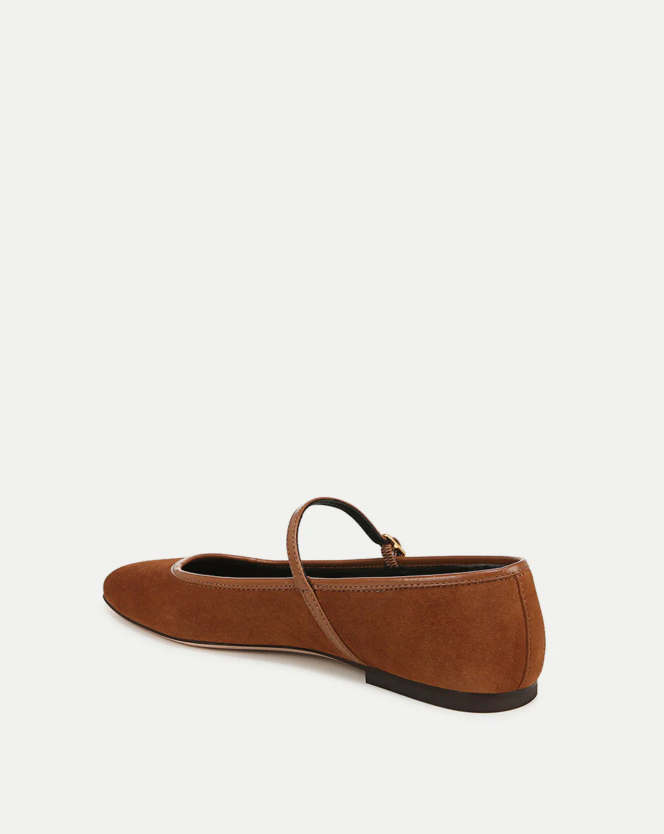 Ellie Suede Flat - Image 5