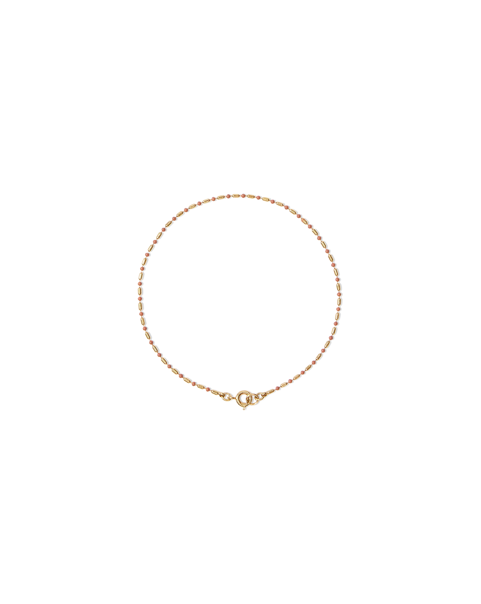 Enamel Bead Chain Anklet - Image 4