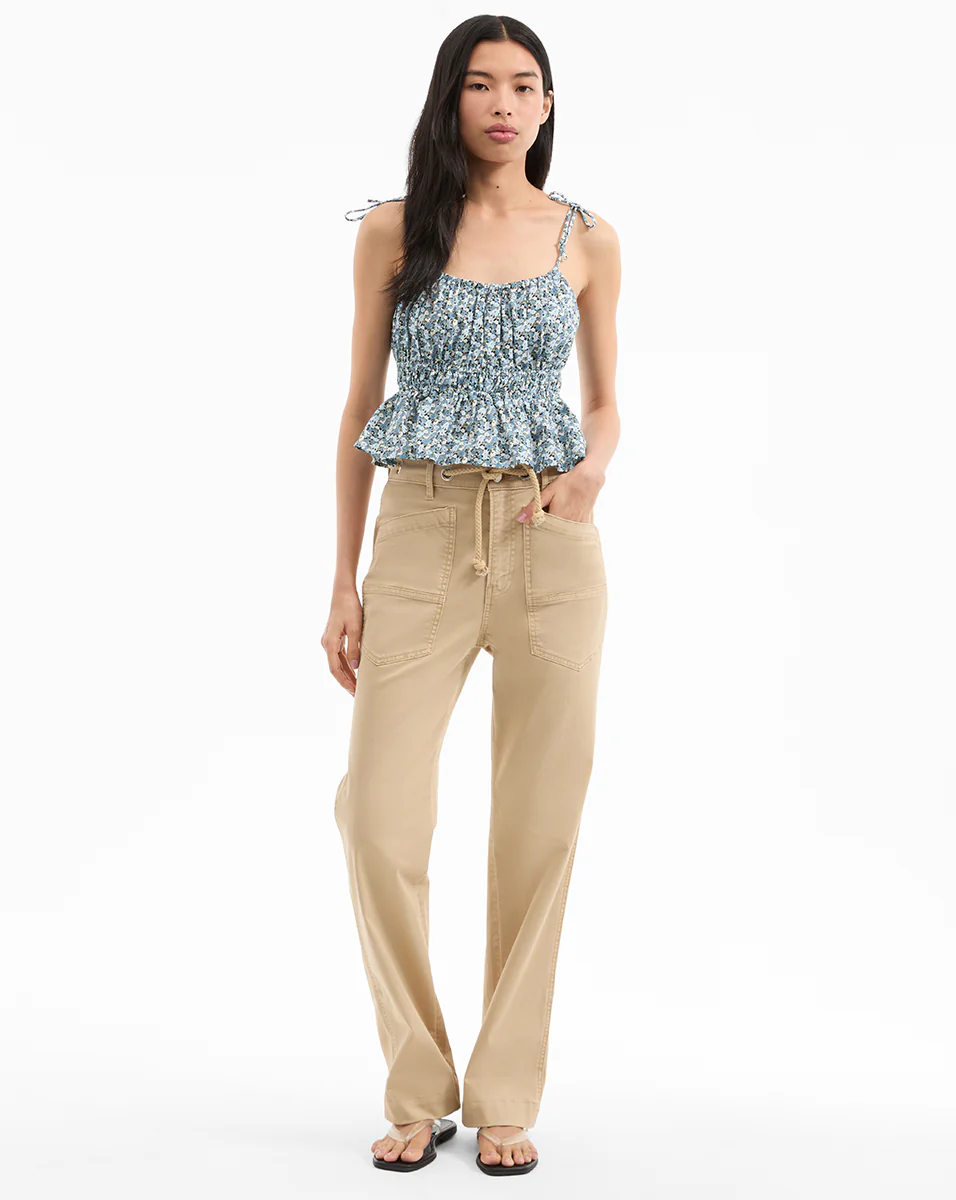 Erving Floral Peplum Top - Image 2