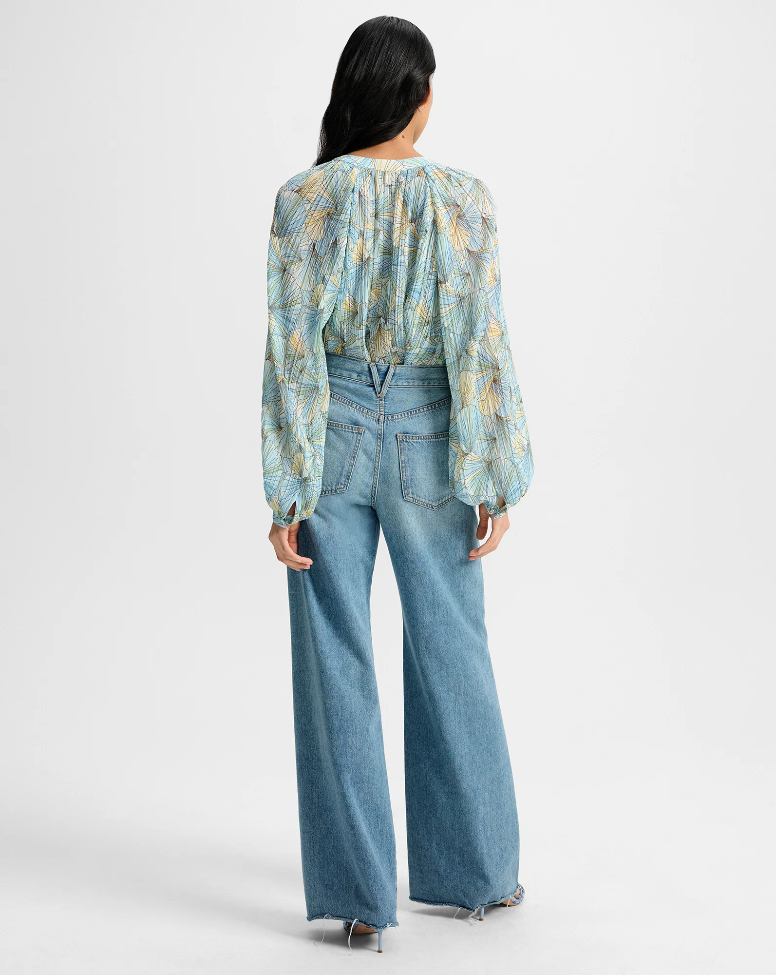 Fennel Pleated Button-Down - Image 4