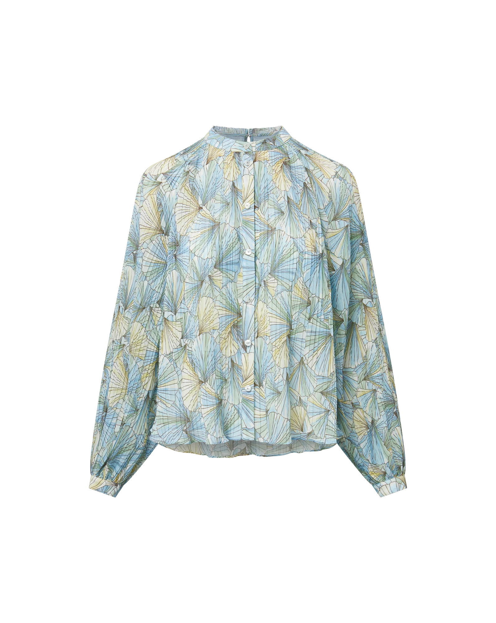 Fennel Pleated Button-Down - Image 5