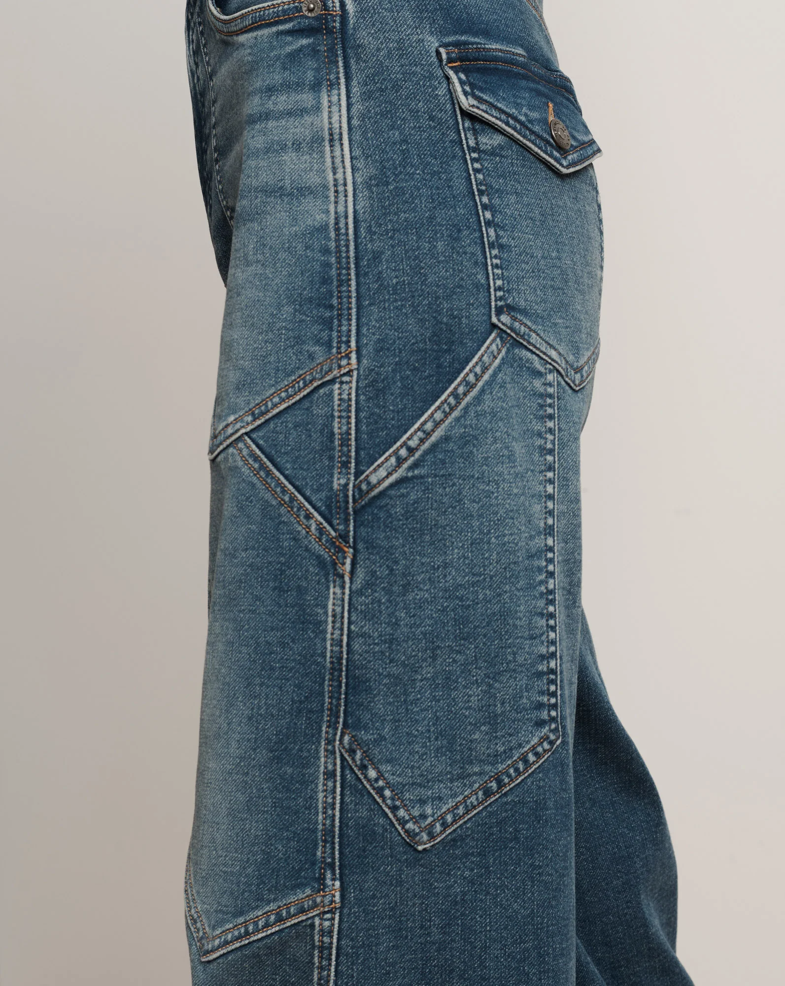 Freddy Wide-Leg Cargo Jean - Image 6