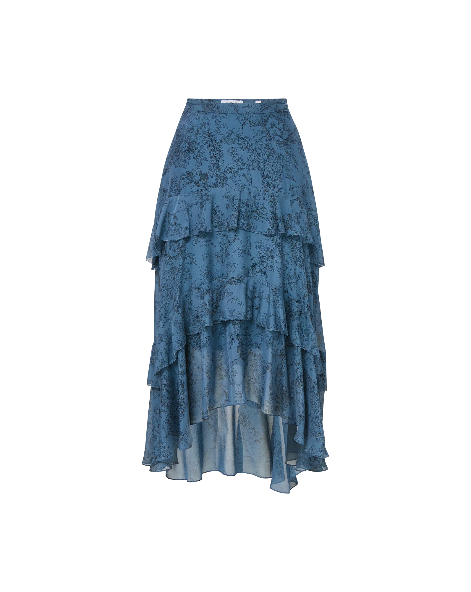 Graeme Silk Midi Skirt - Image 6