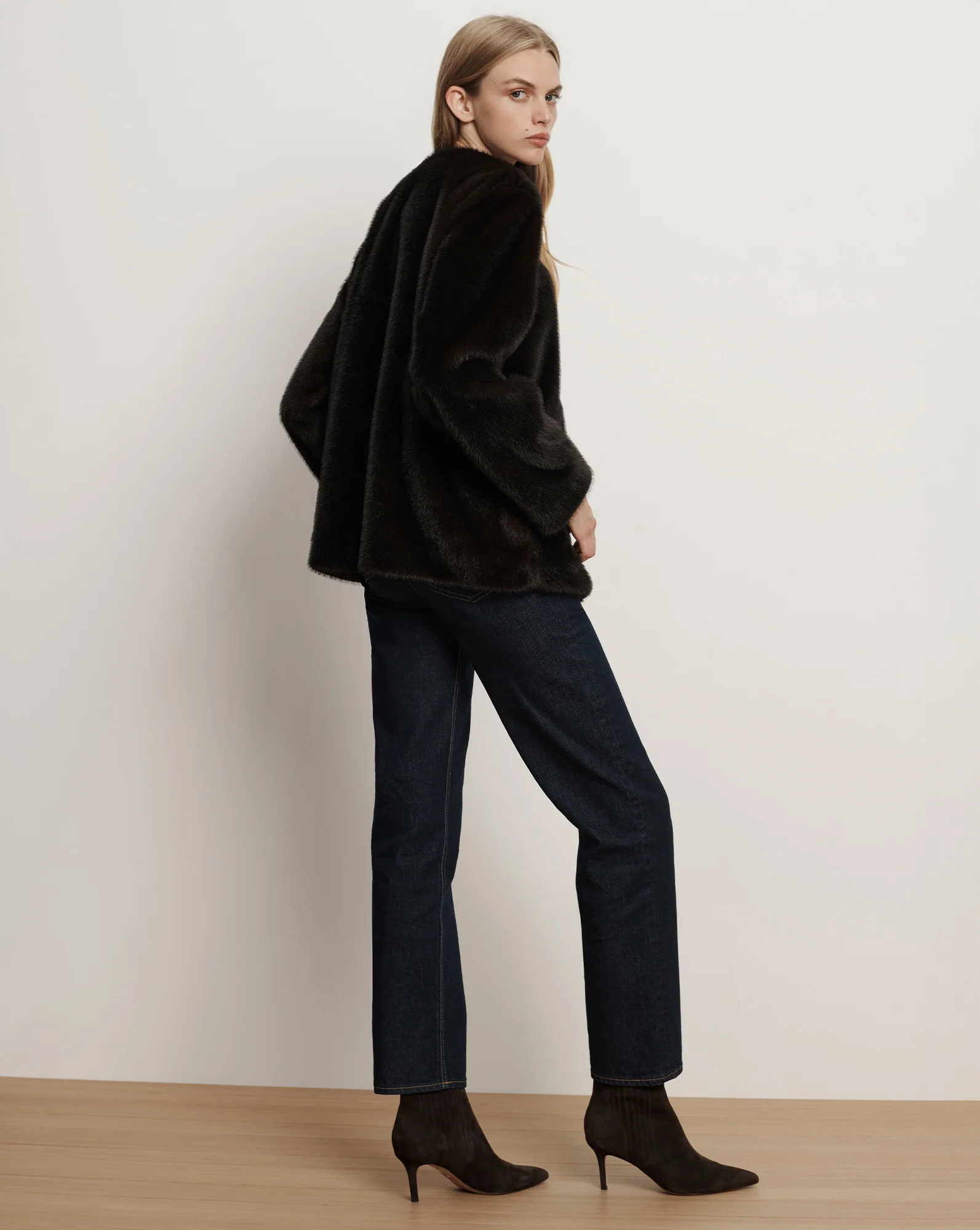 Griselda Faux Fur Coat - Image 4