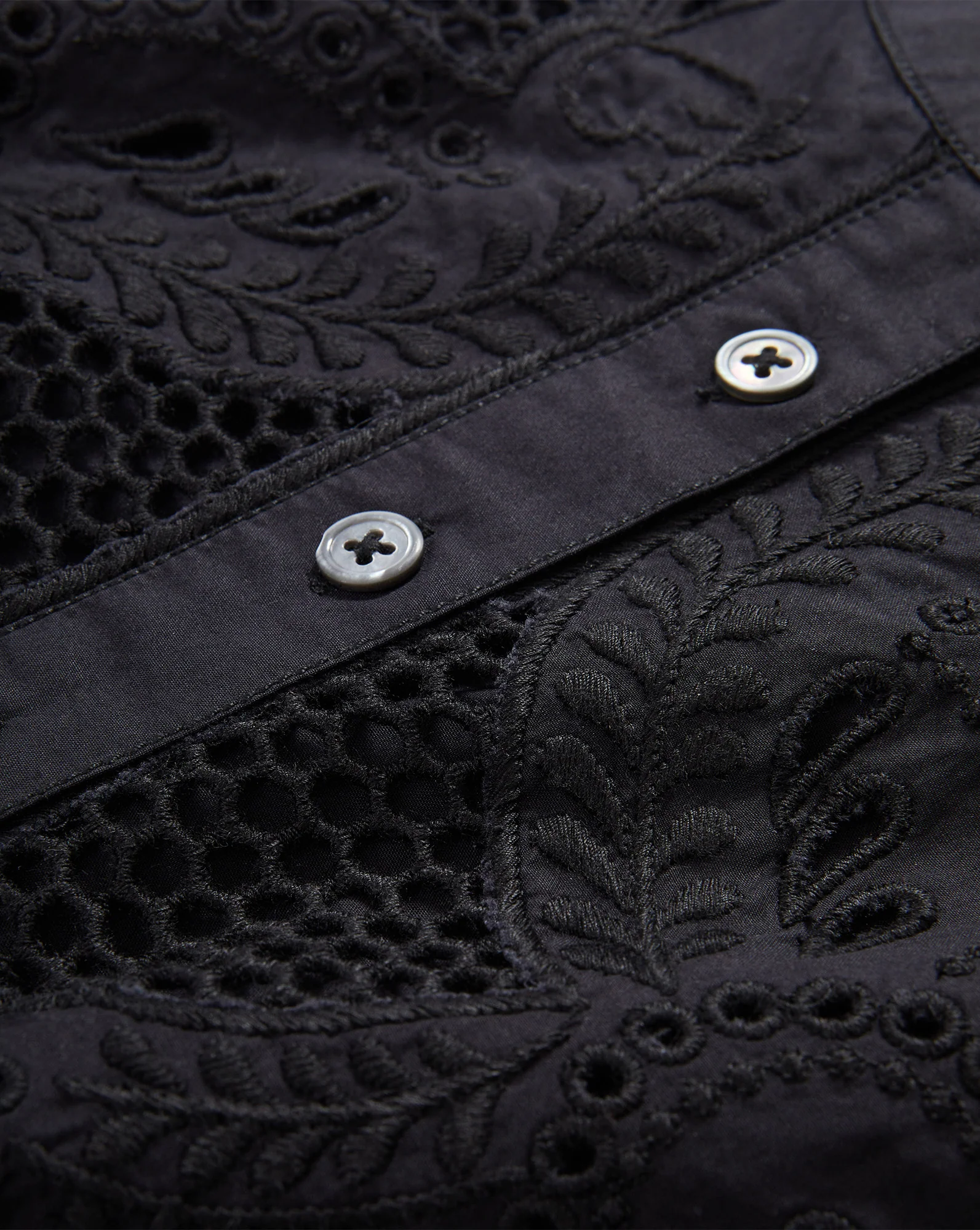 Haleem Eyelet Mini Dress - Image 5
