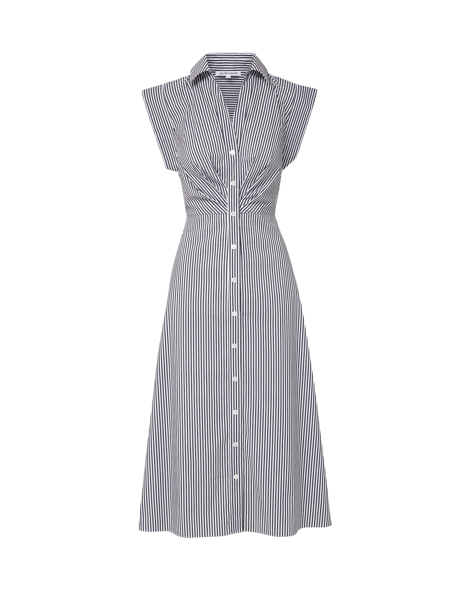 Haydon Striped Midi Shirtdress - Image 5