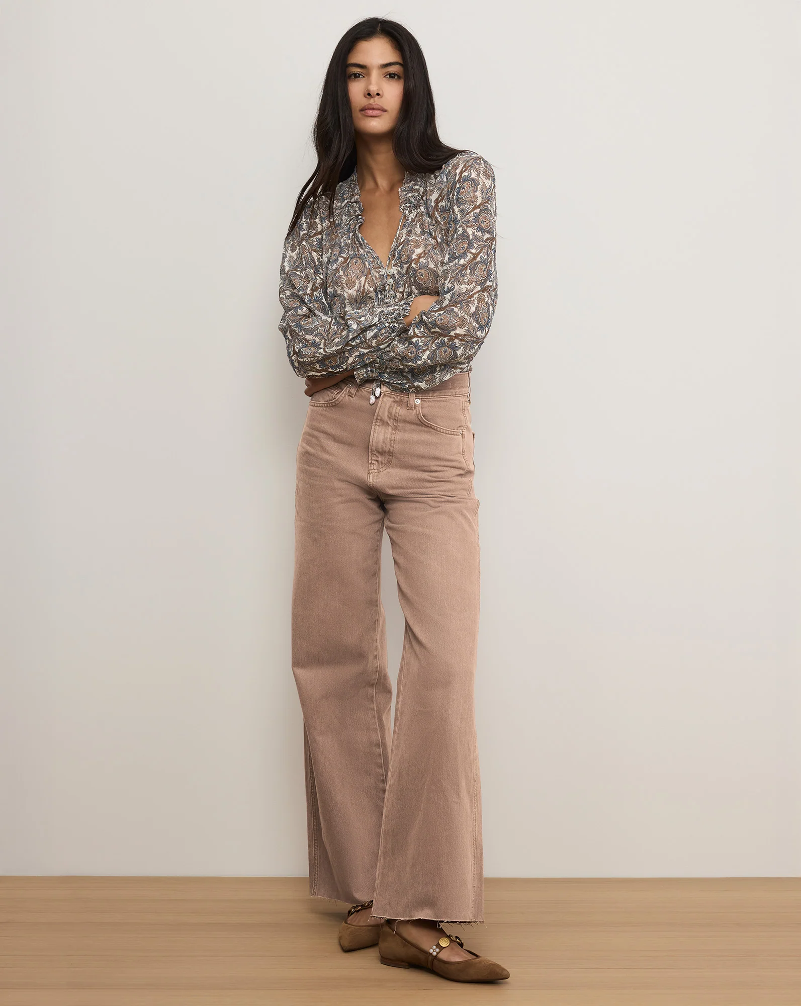 Hickory Silk Blouse - Image 2