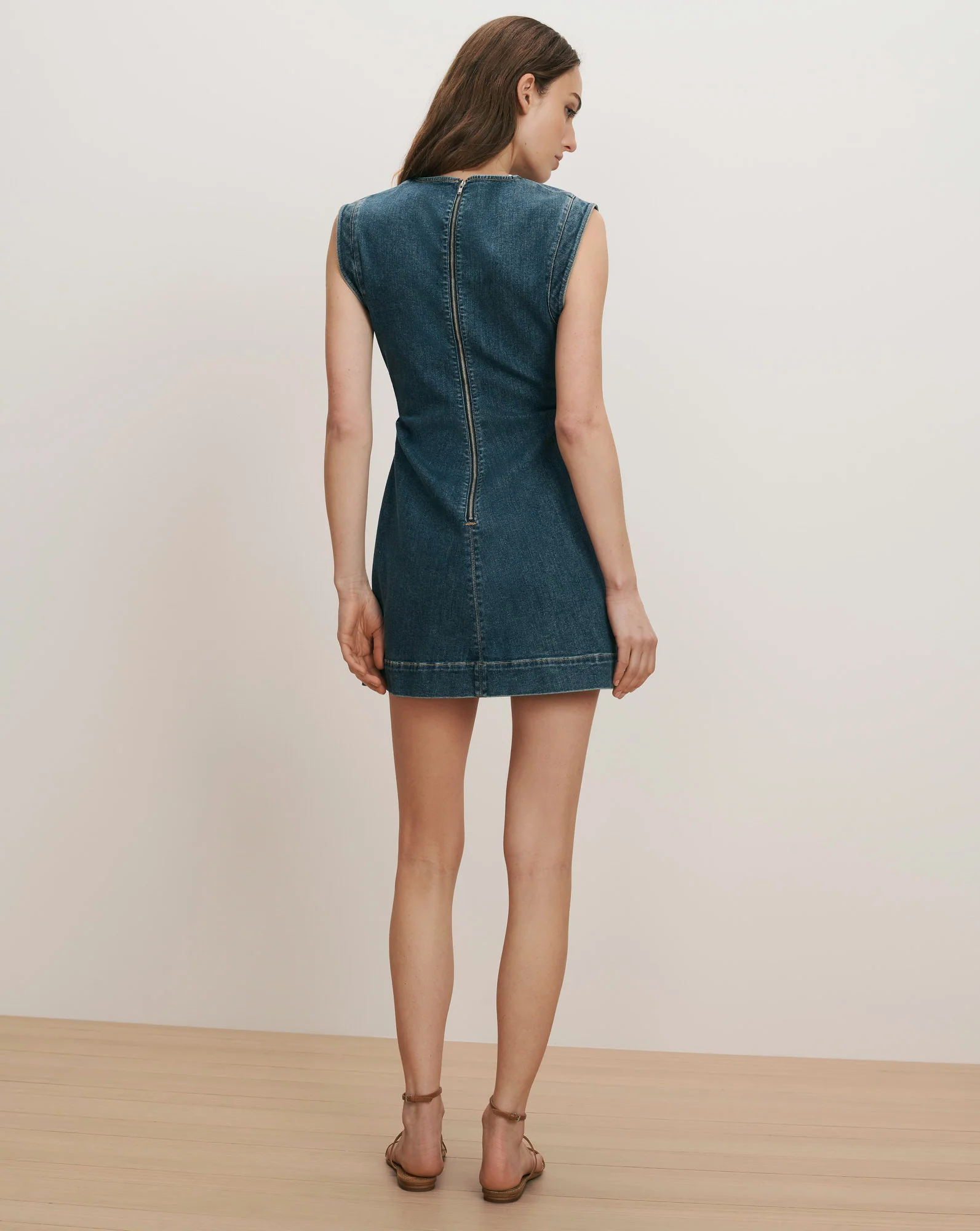 Imara Denim Mini Dress - Image 5