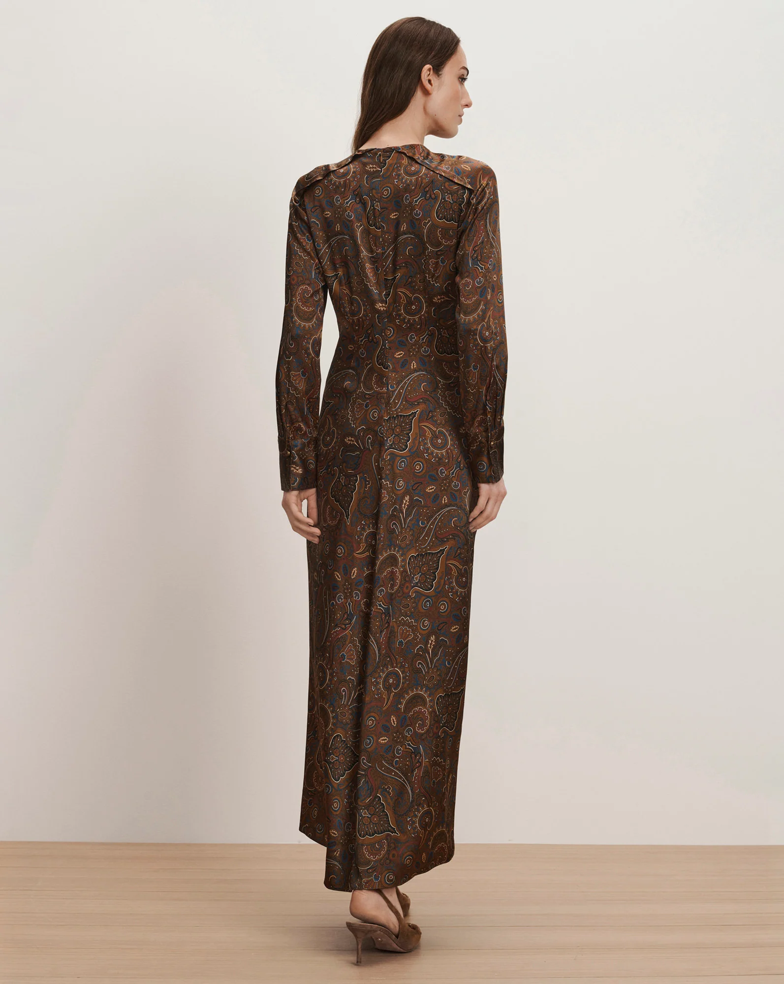 Irma Stretch-Silk Midi Dress - Image 4