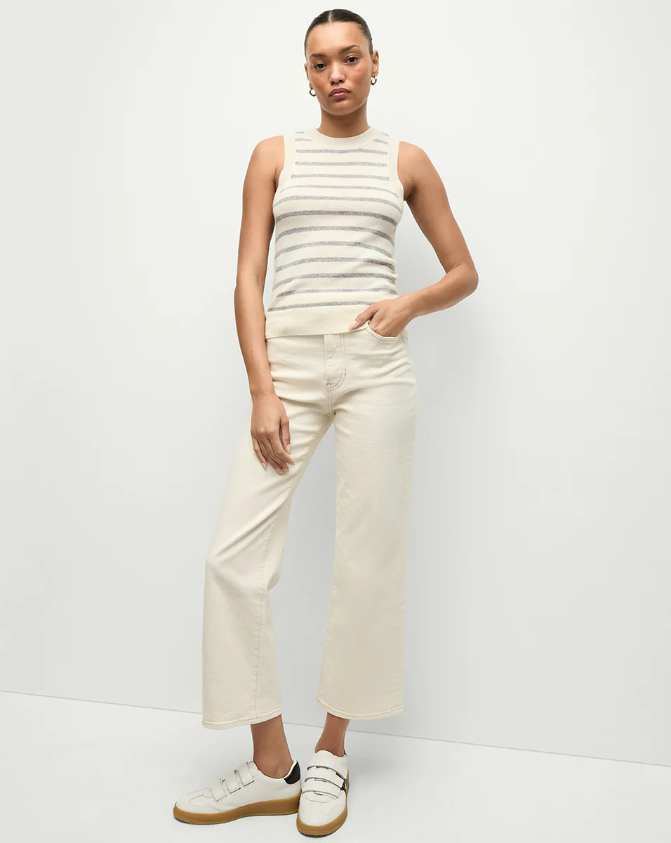 Jerrel Striped Cashmere Tank - Image 2