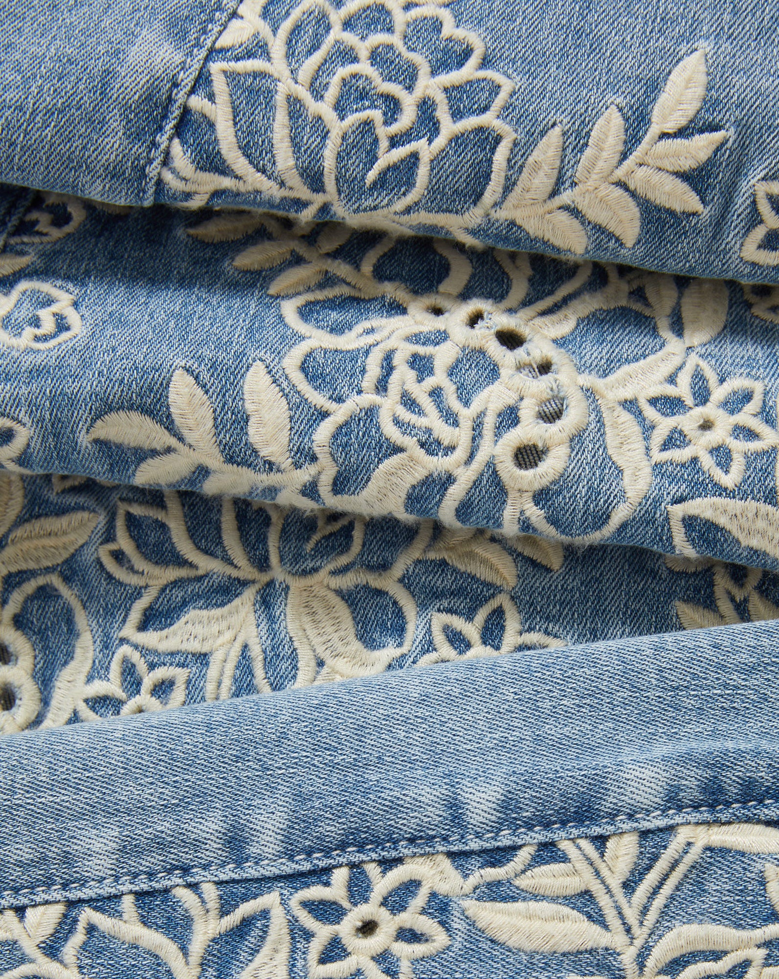 Joplin Embroidered Flare Jean - Image 4