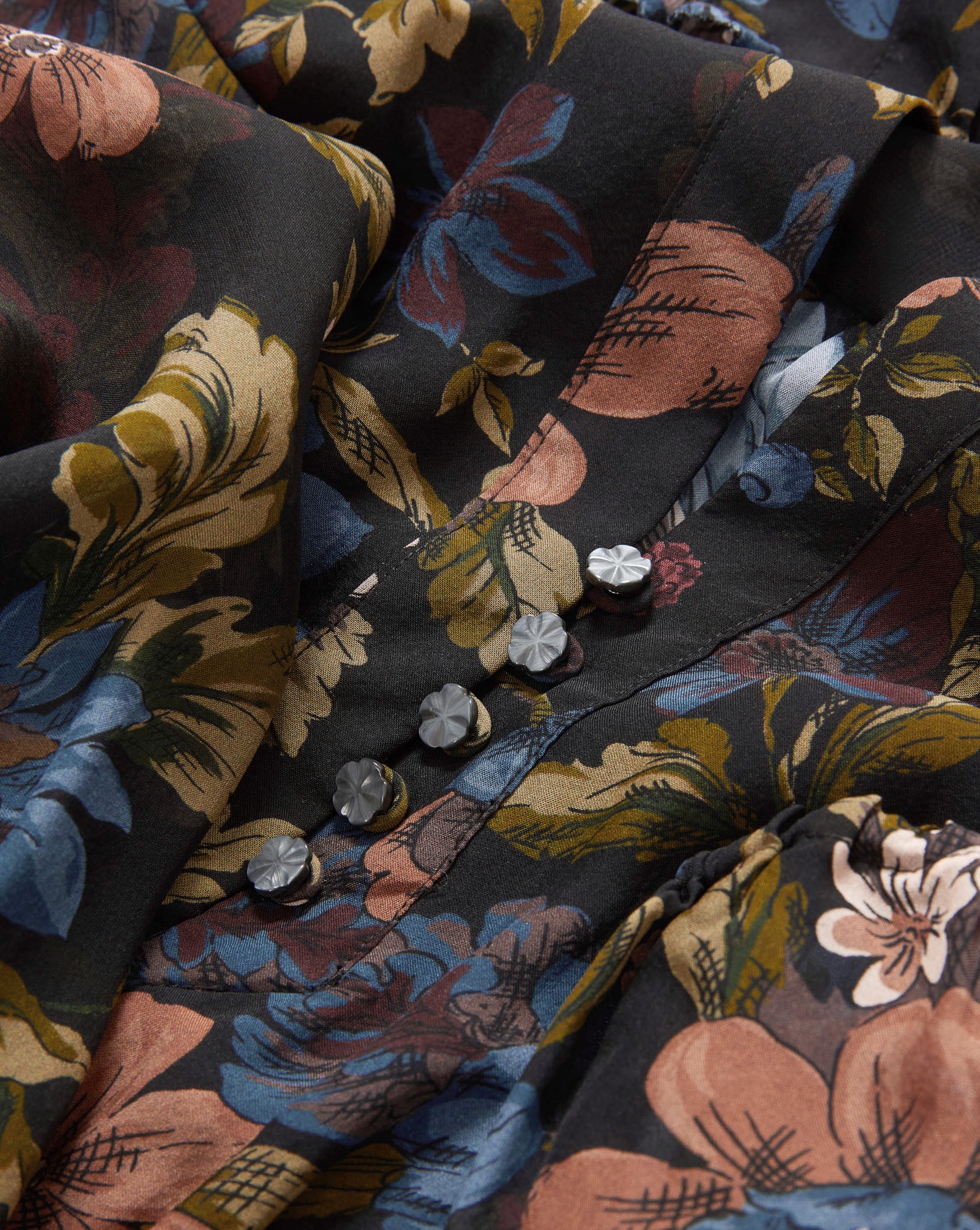 Justine Silk Mini Dress - Image 3