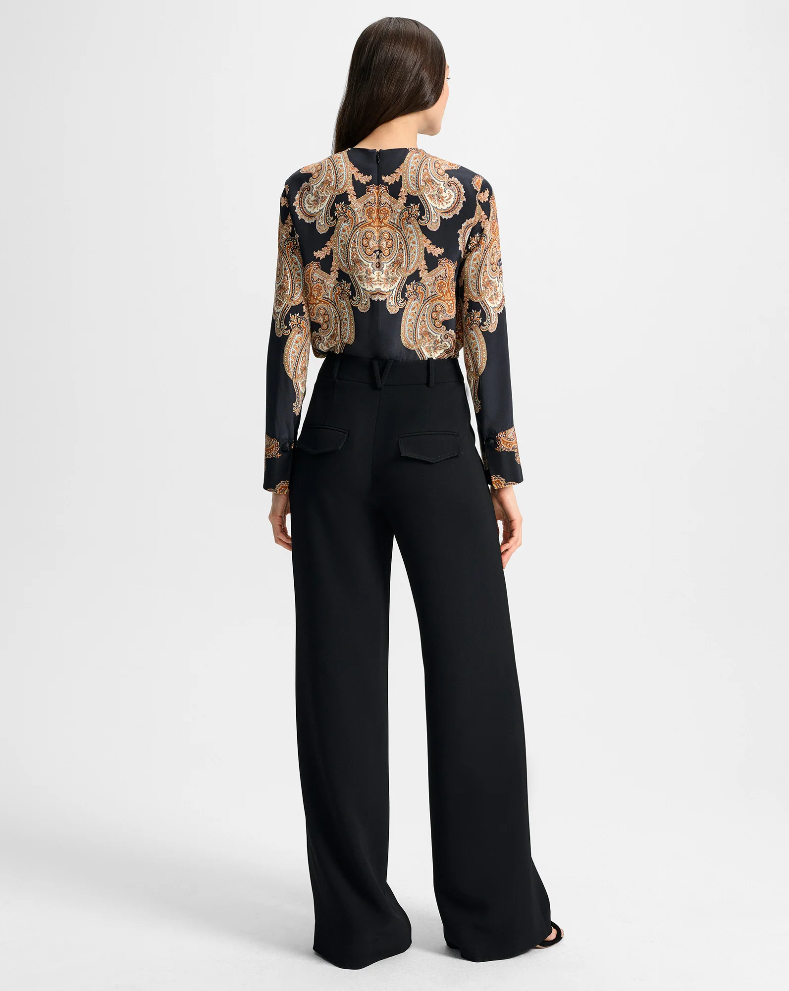 Karisse Paisley Silk Blouse - Image 4