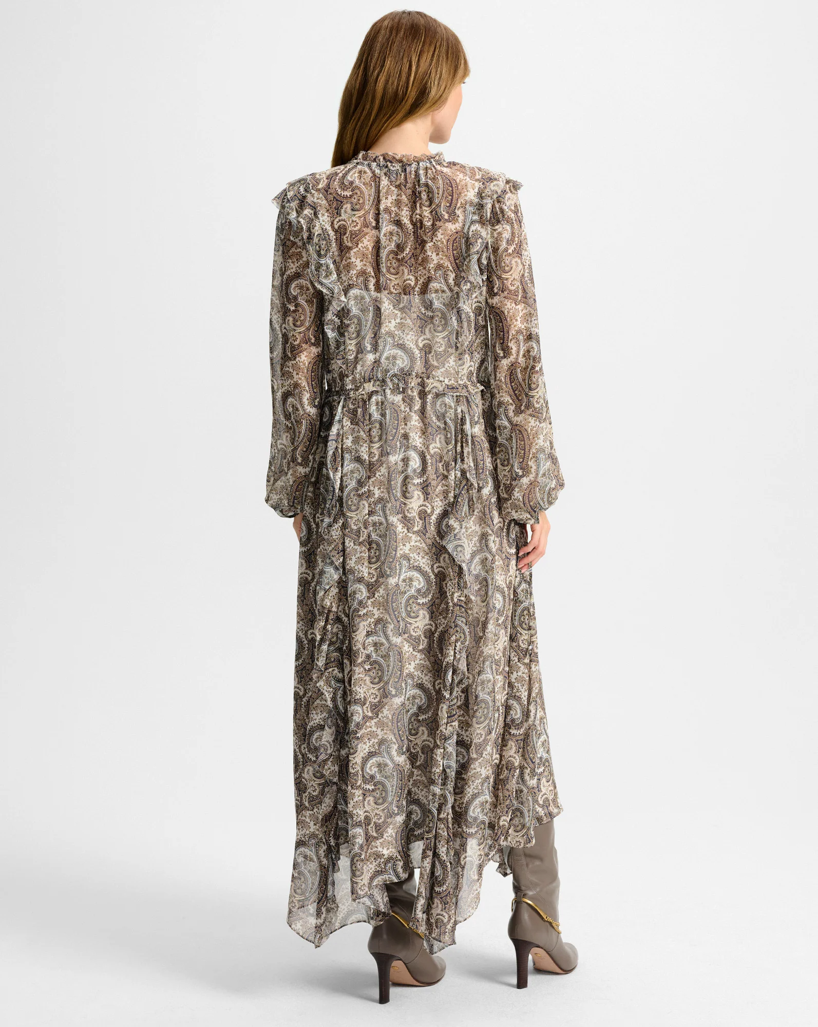 Lilith Silk Maxi Dress - Image 4