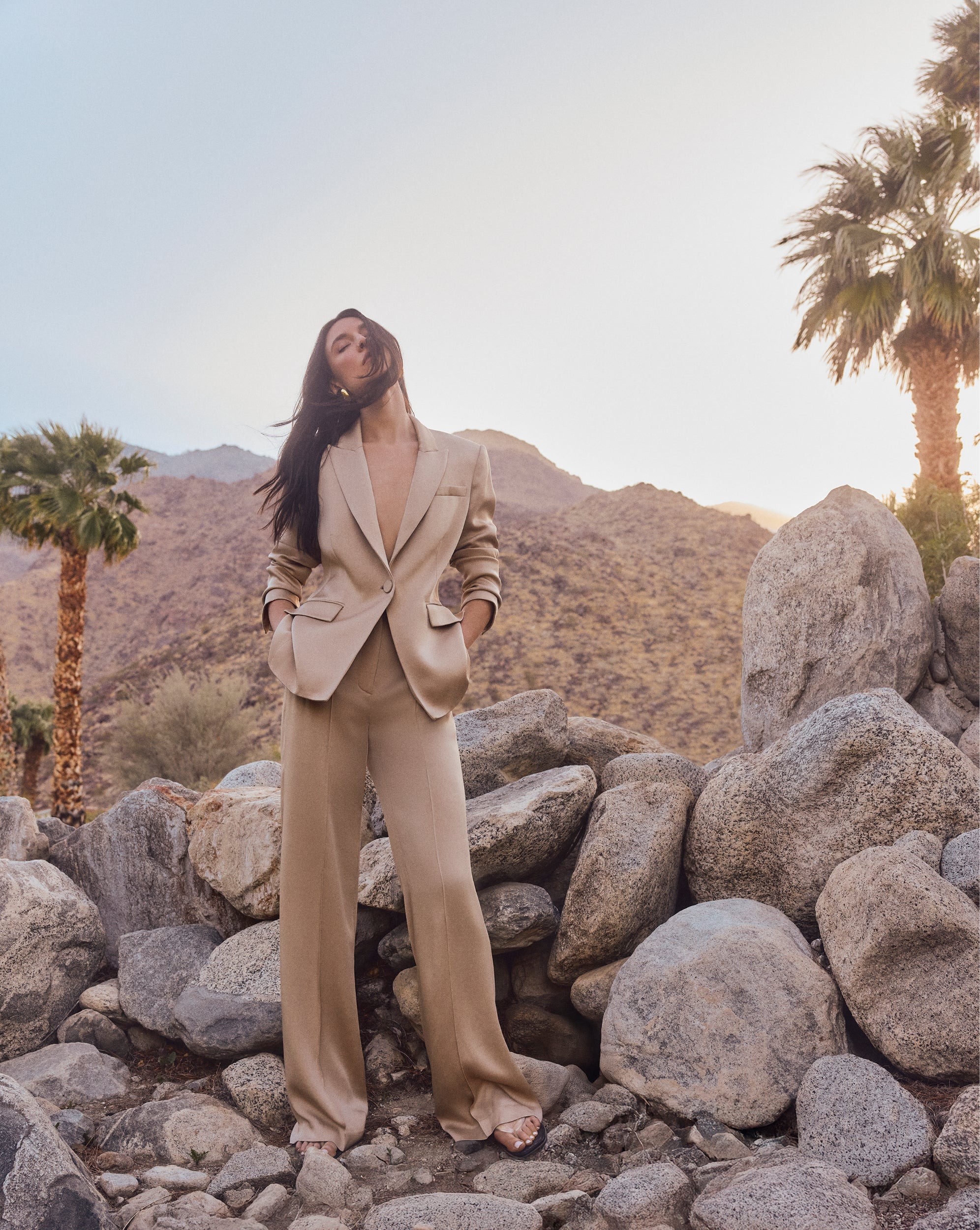 Long and Lean Satin Dickey Jacket - Image 6
