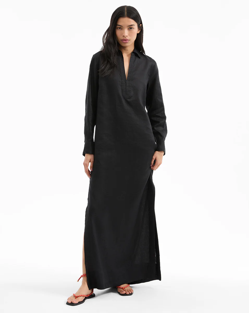Moore Linen Maxi Dress