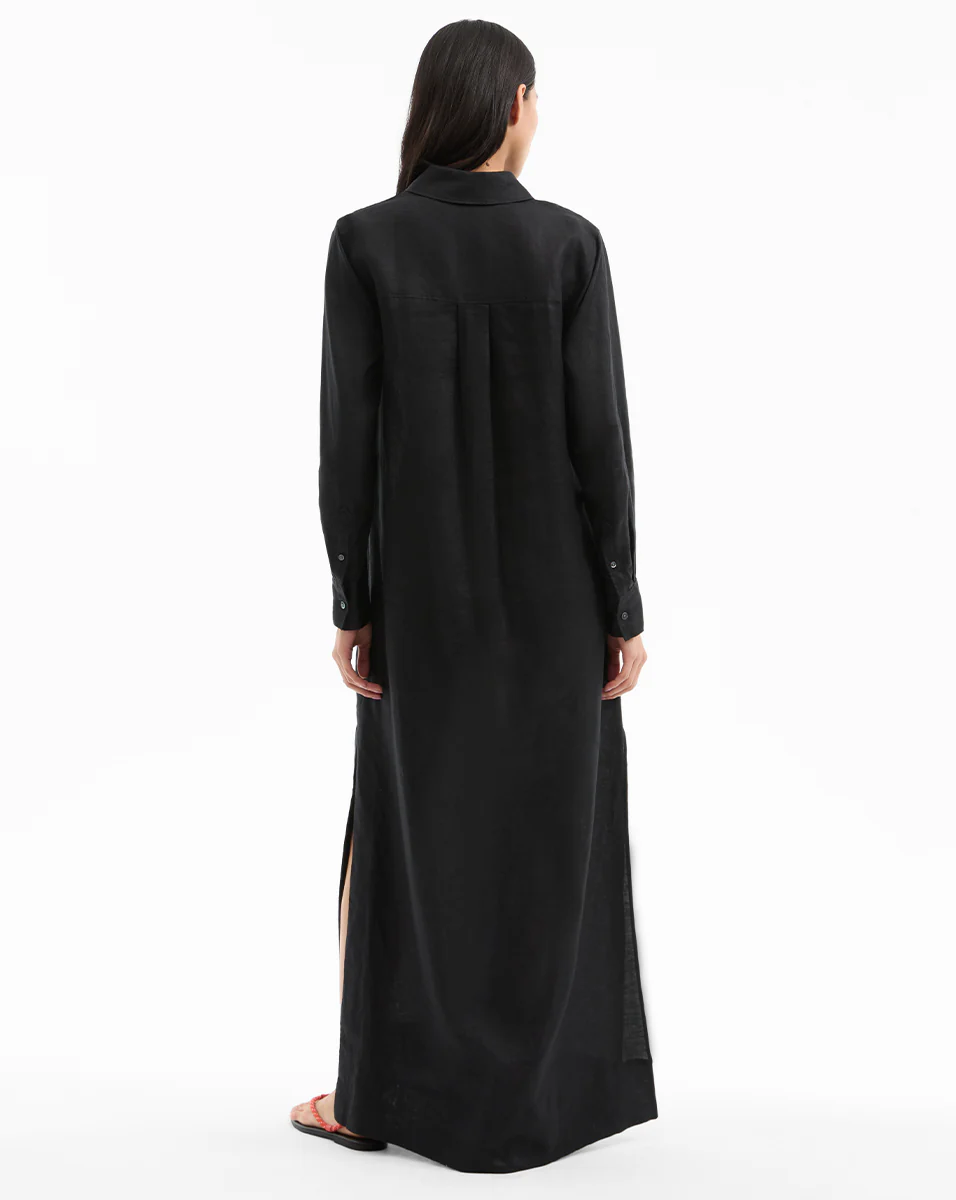 Moore Linen Maxi Dress - Image 5