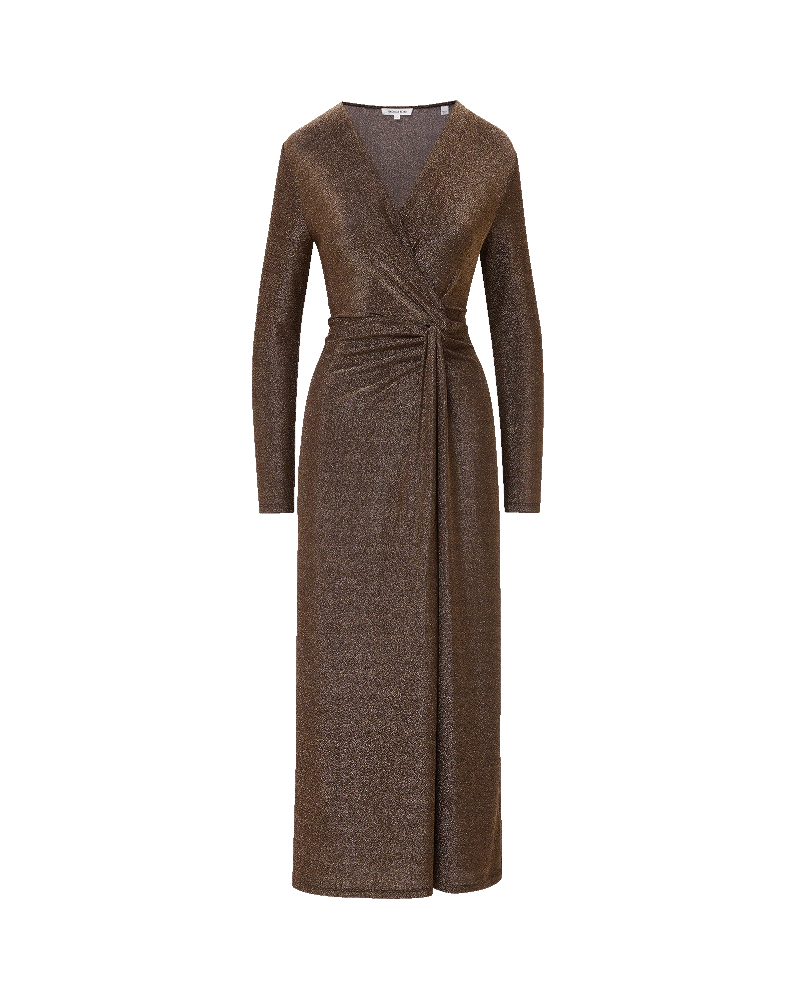 Neomie Metallic Midi Dress - Image 5