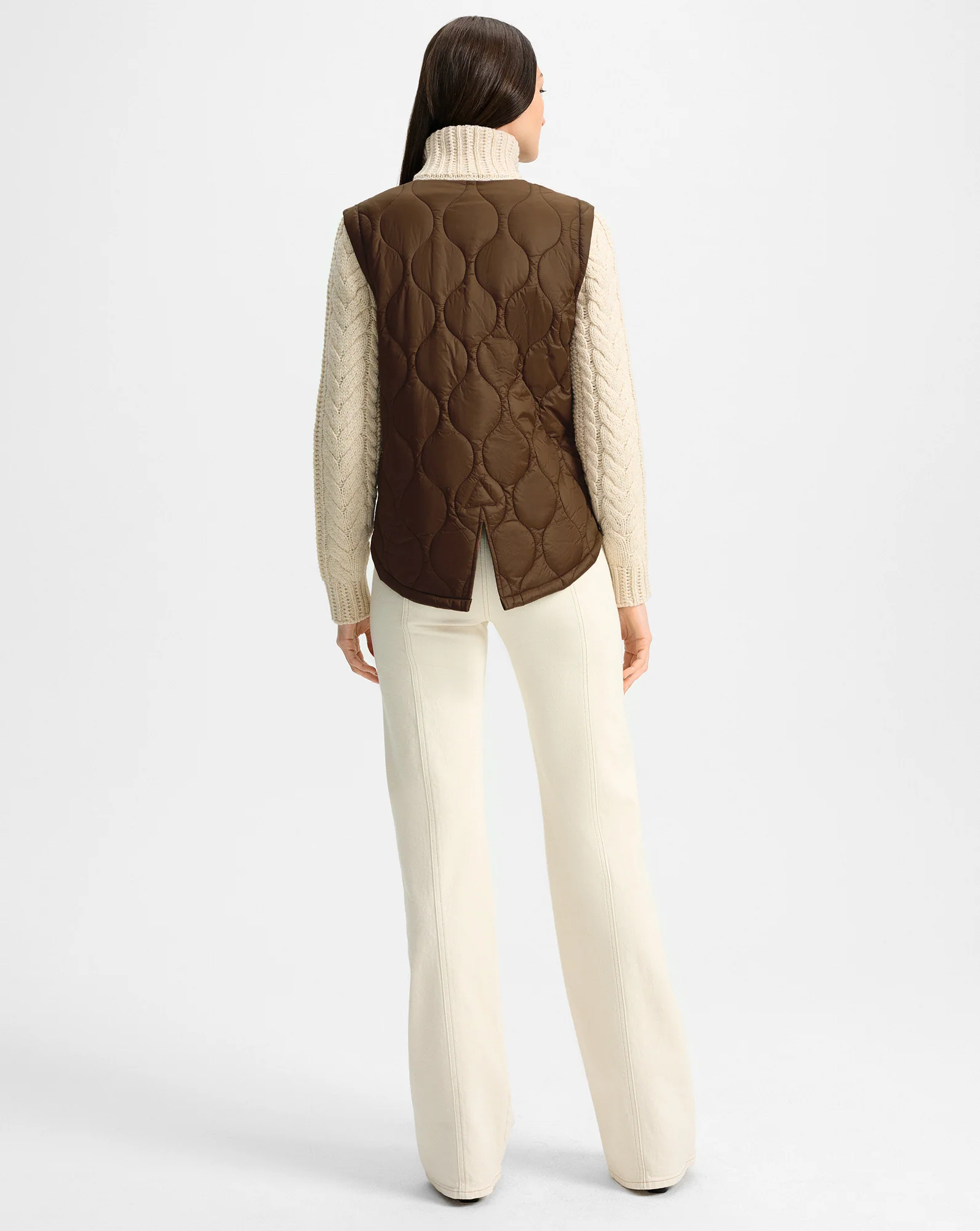 Patra Knit-Sleeve Quilted Jacket - Image 4