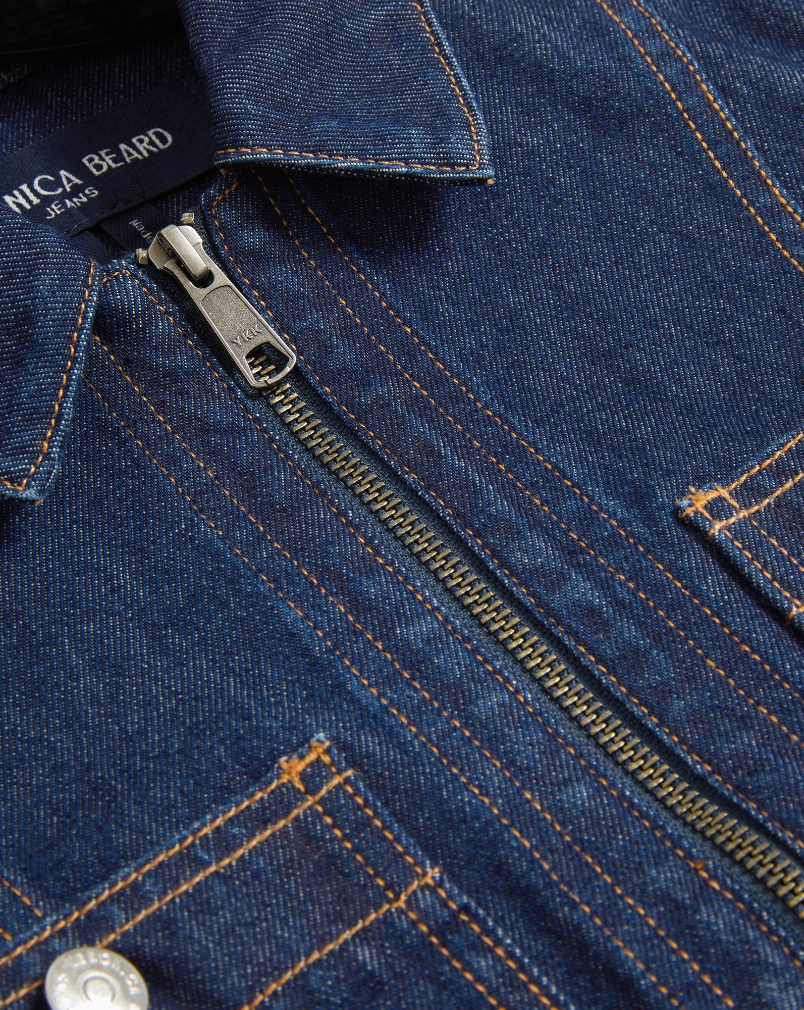 Patty Cropped Denim Jacket - Image 3