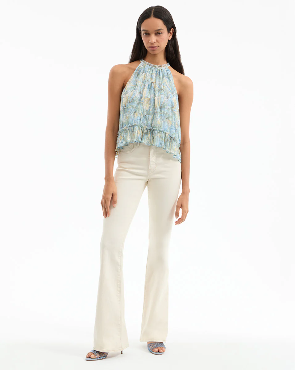 Renee Pleated Halter Top - Image 2