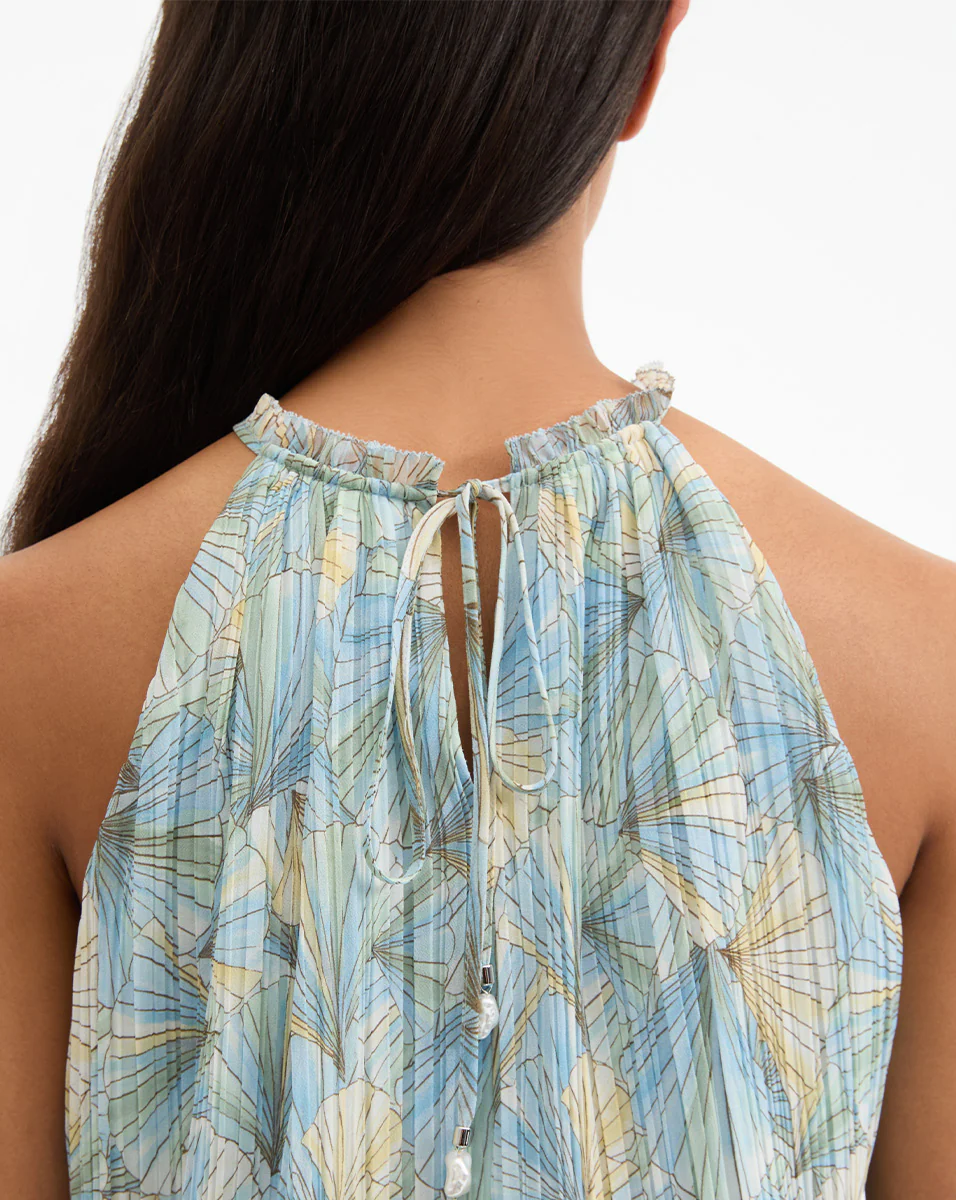 Renee Pleated Halter Top - Image 5