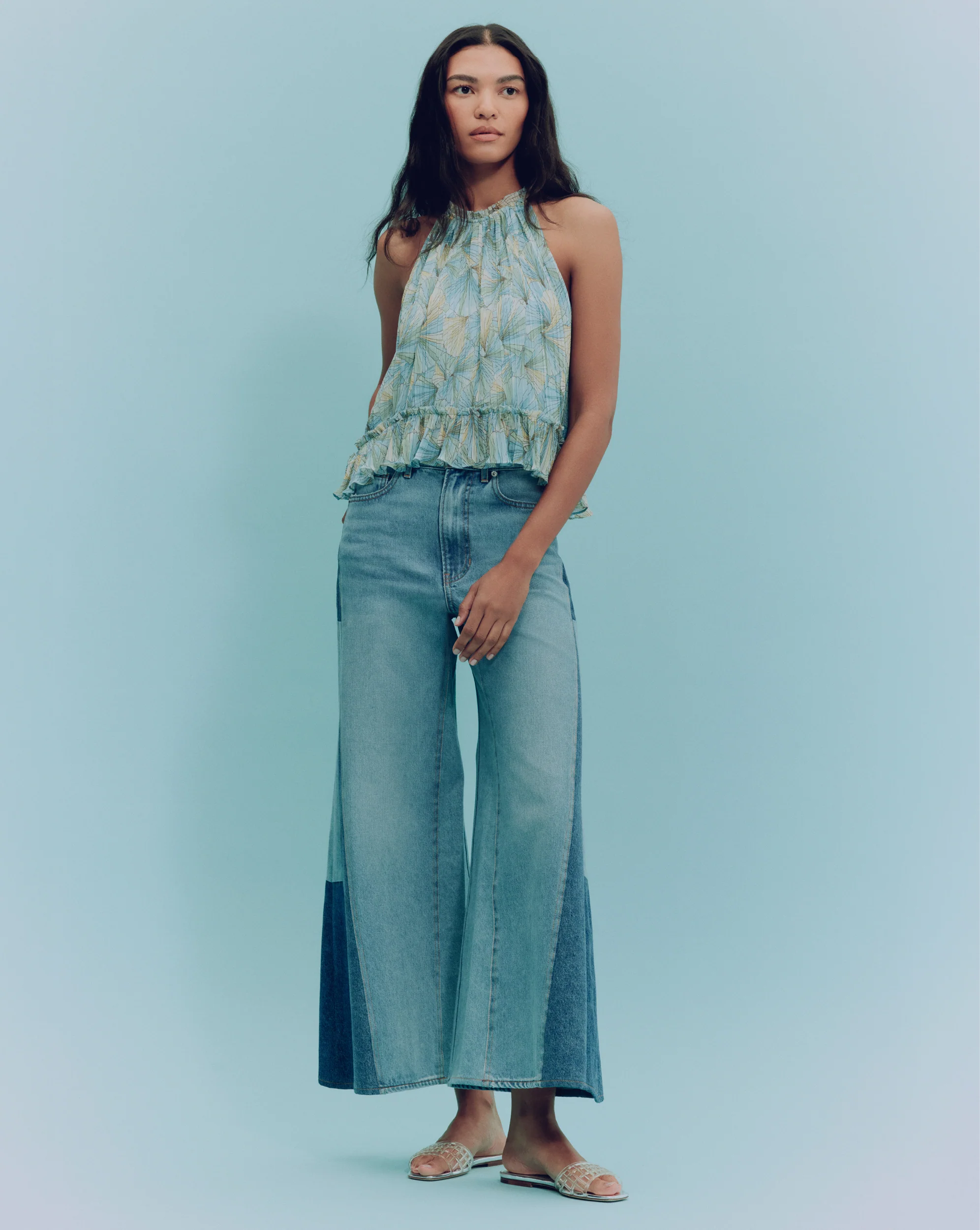 Renee Pleated Halter Top - Image 6