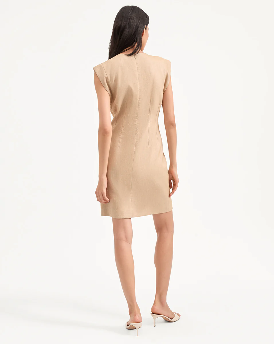 Rosedale Linen Mini Dress - Image 5