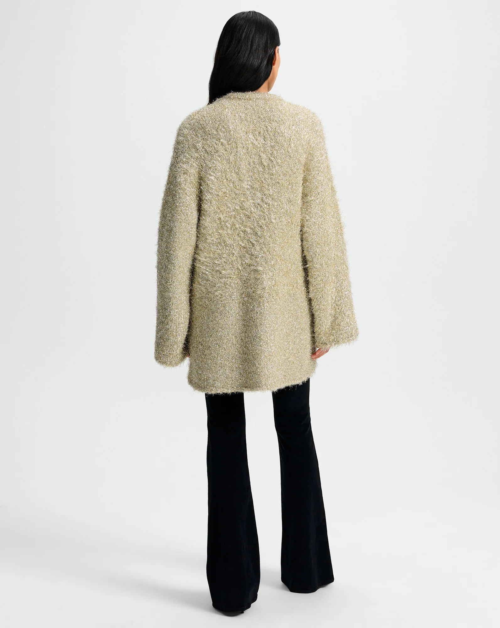 Rozan Metallic Knit Jacket - Image 5