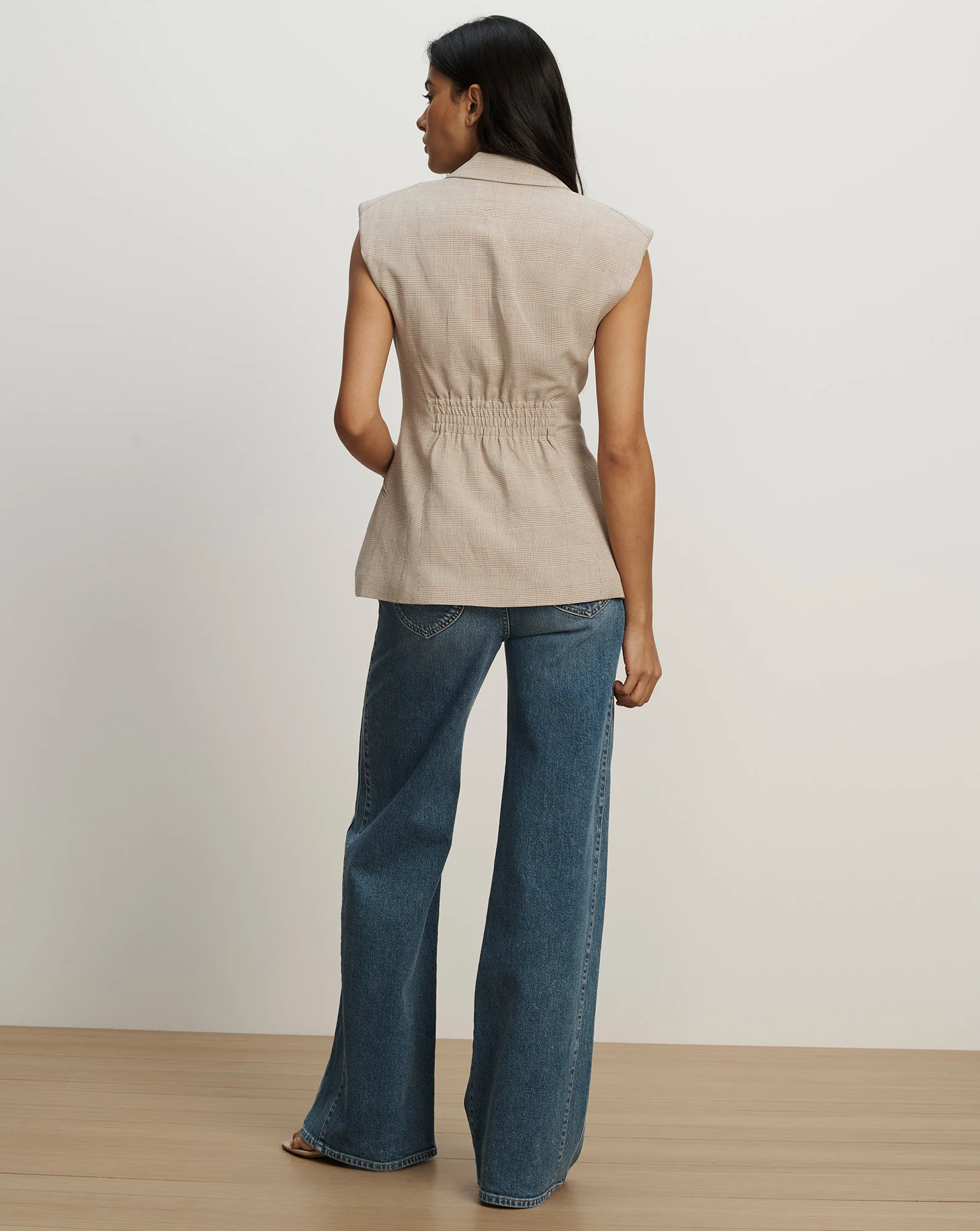Sorenne Plaid Vest - Image 4