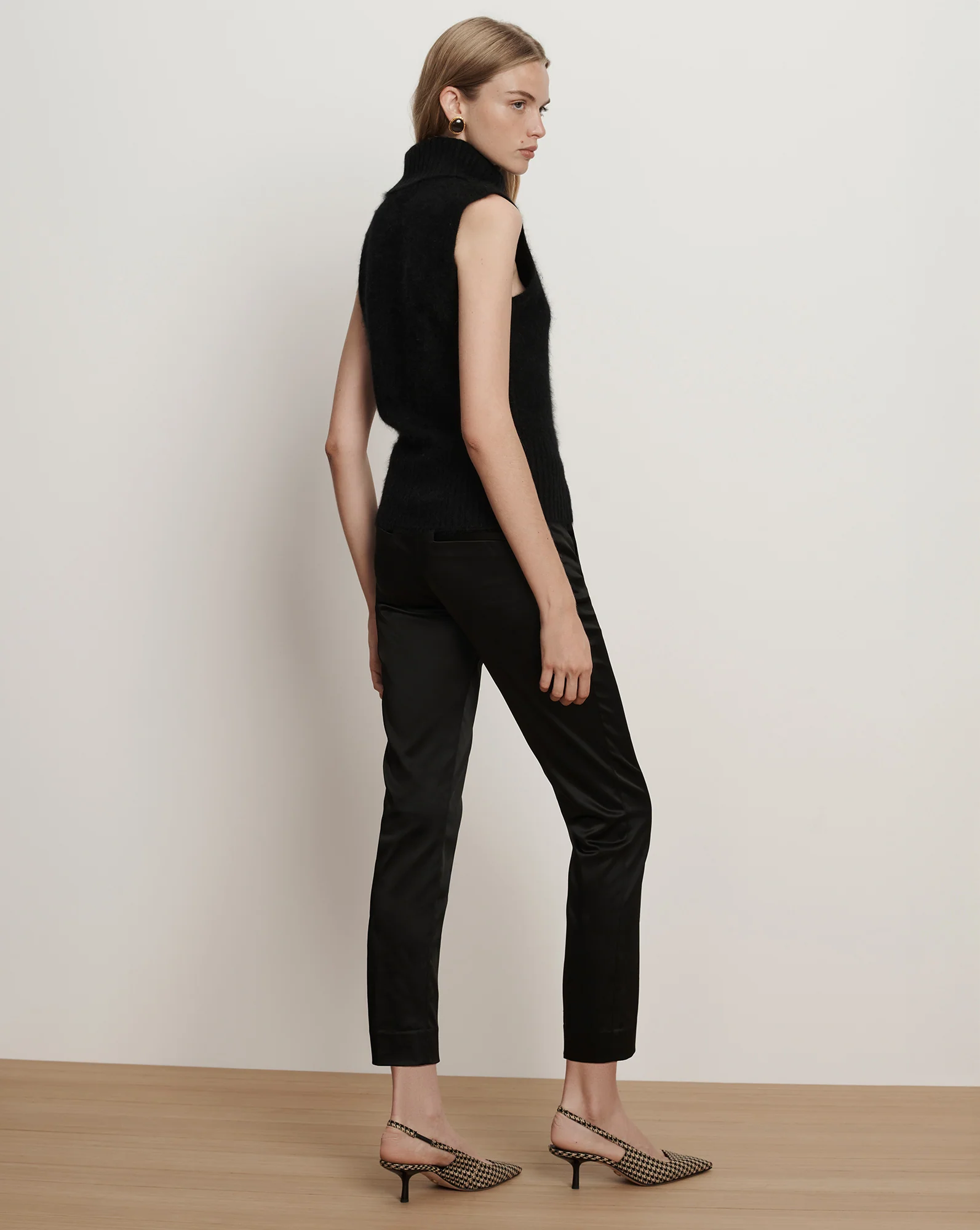 Stila Slim Satin Pant - Image 4