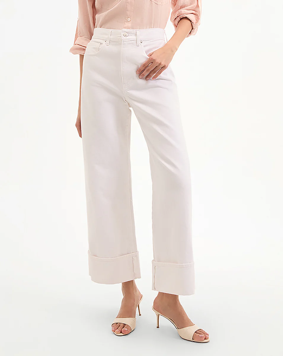 Taylor Cuffed Cropped Wide-Leg Jean - Image 2