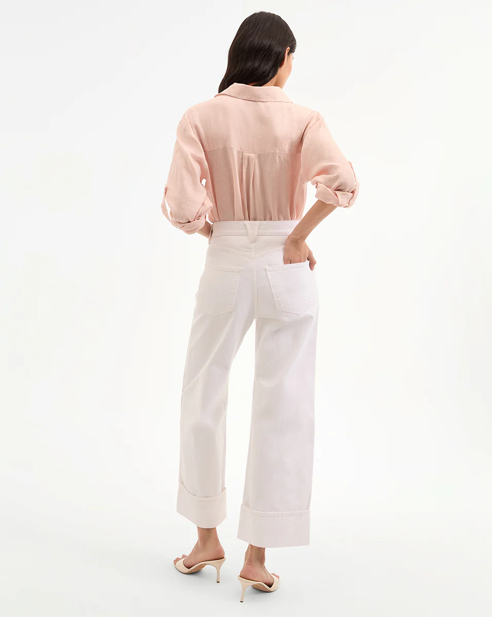 Taylor Cuffed Cropped Wide-Leg Jean - Image 4
