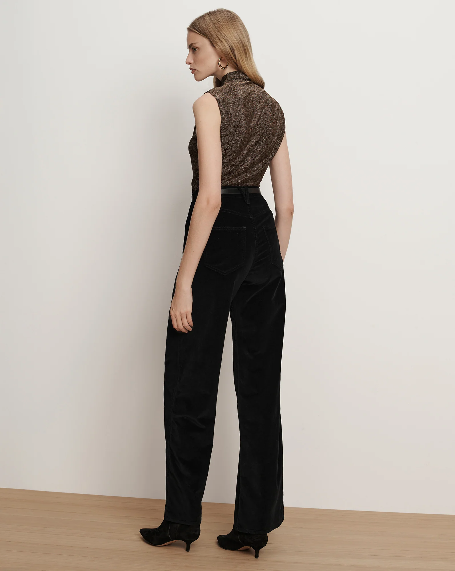 Taylor Velvet Wide-Leg Pant - Image 5