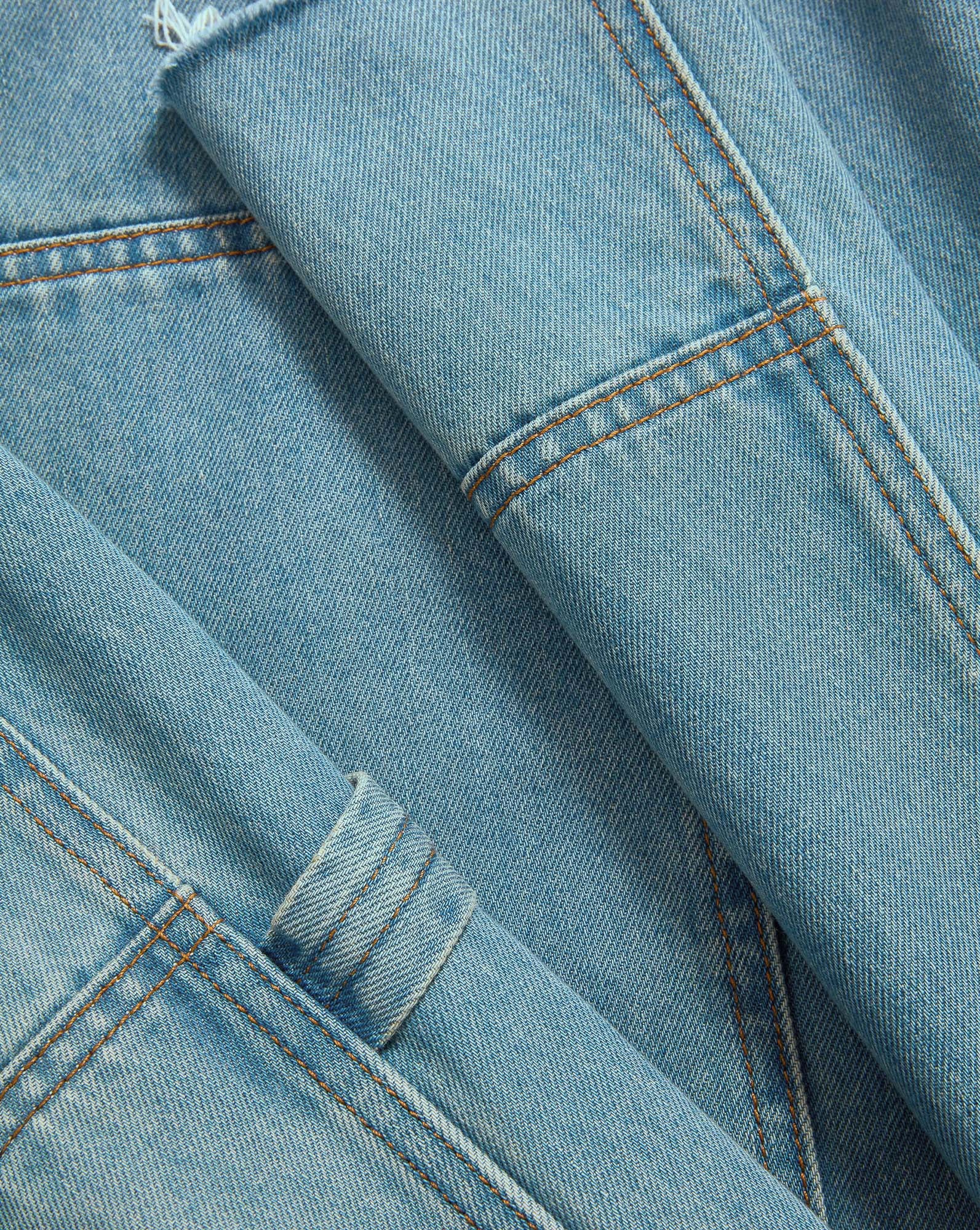 Taylor Wide-Leg Jean with Chaps - Image 5