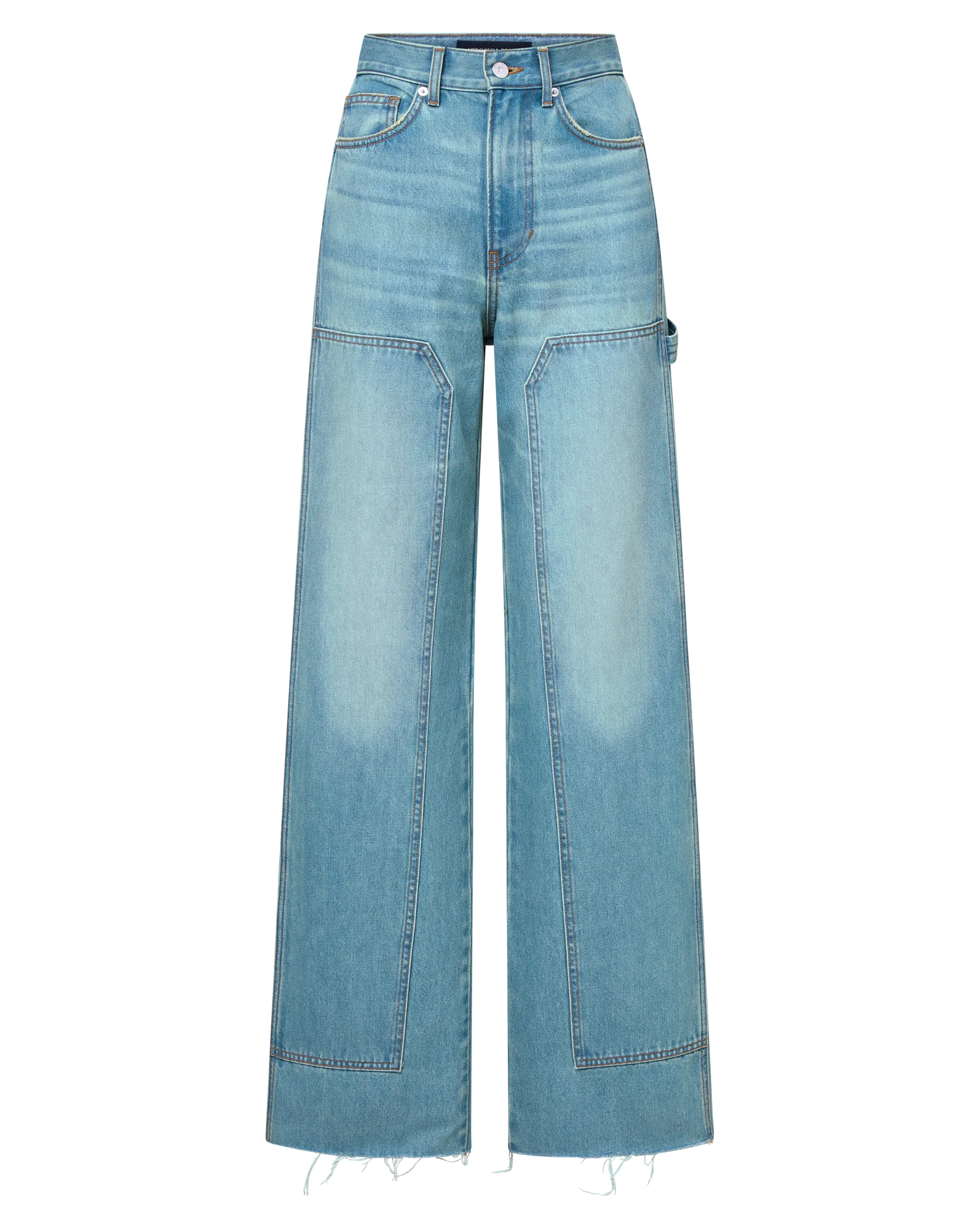 Taylor Wide-Leg Jean with Chaps - Image 8