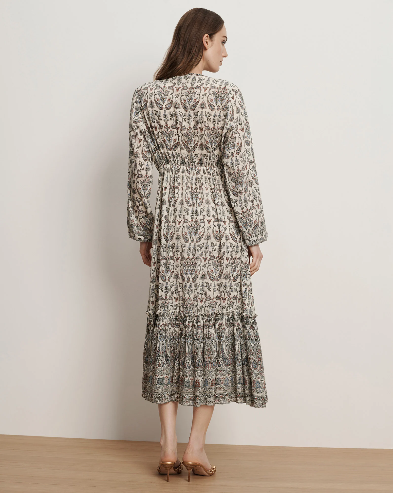 Vani Paisley Midi Dress - Image 5