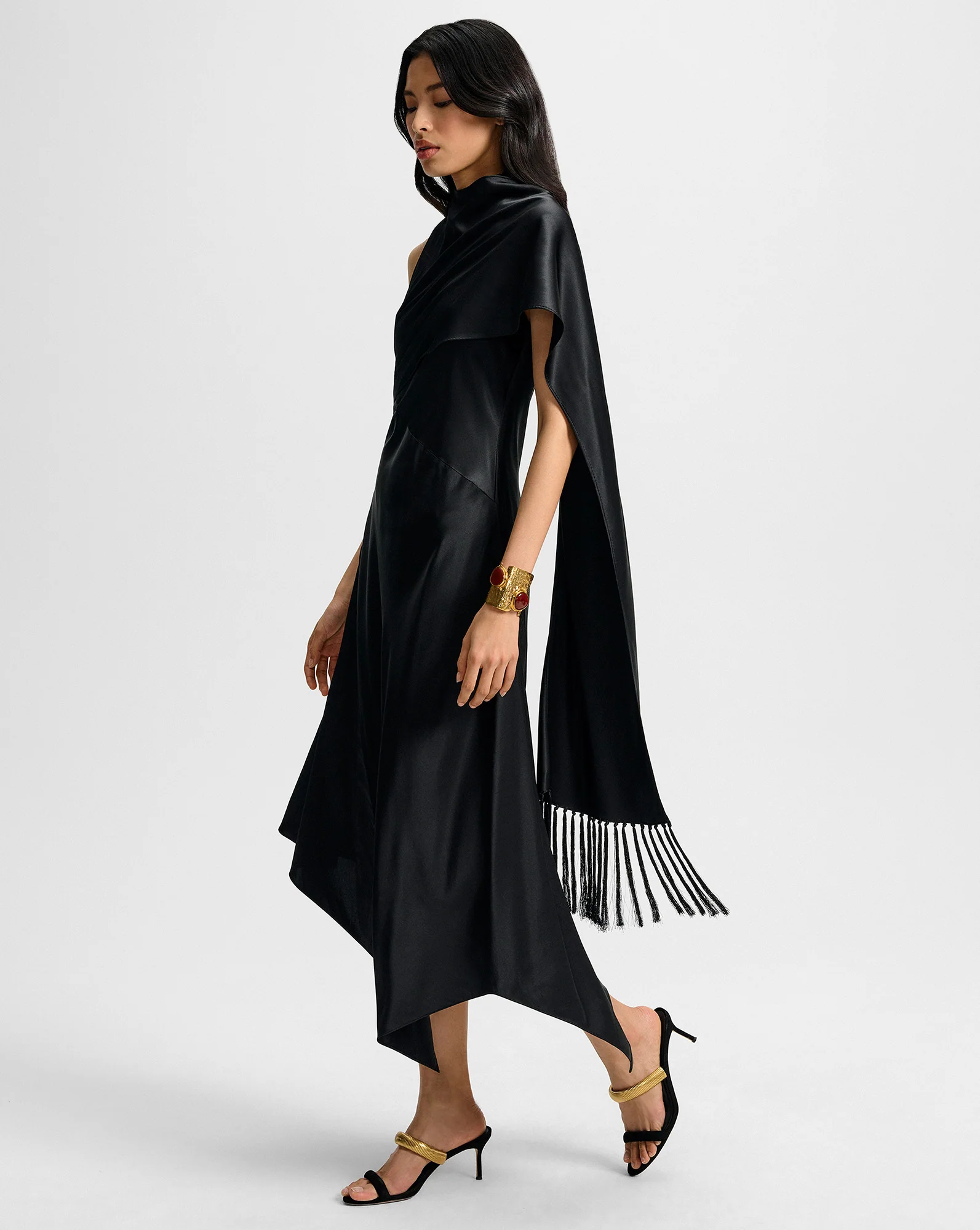 Wyndham Silk Midi Dress - Image 4