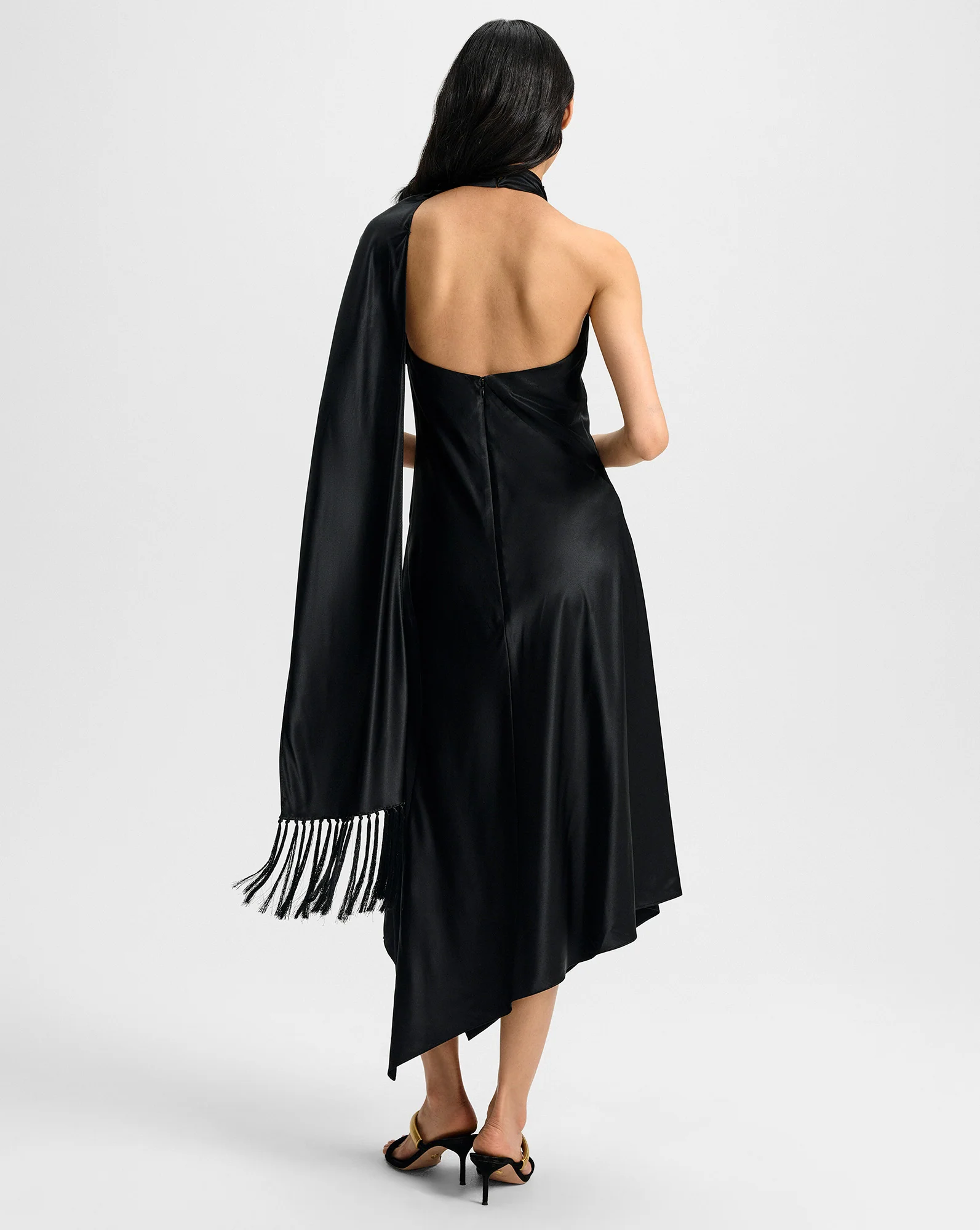 Wyndham Silk Midi Dress - Image 5