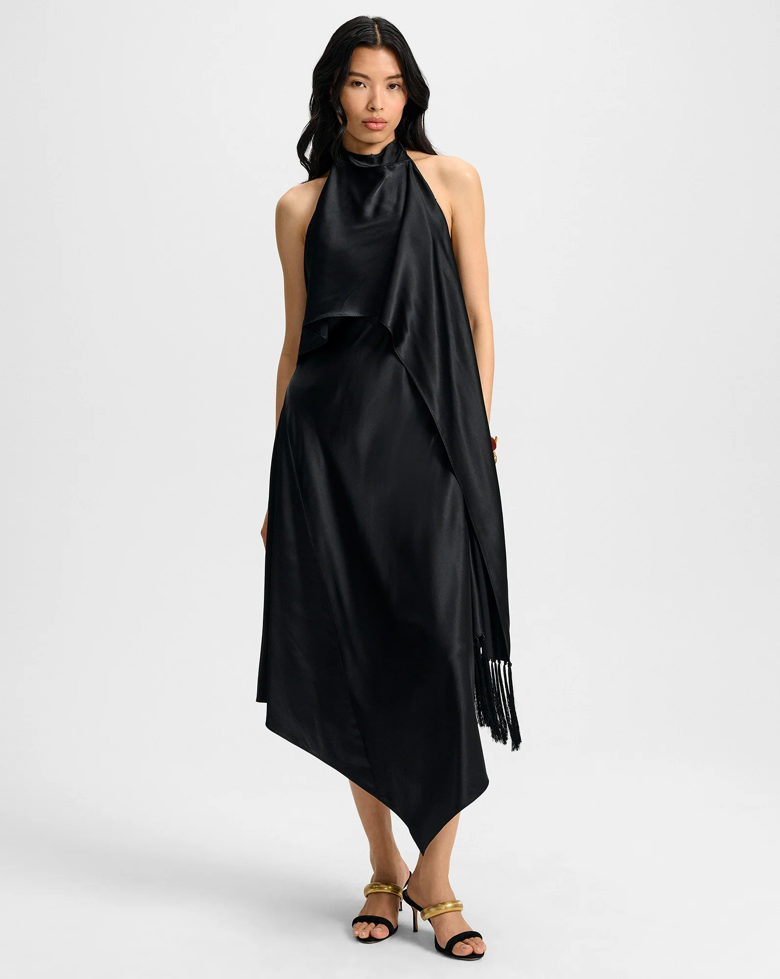Wyndham Silk Midi Dress - Image 7